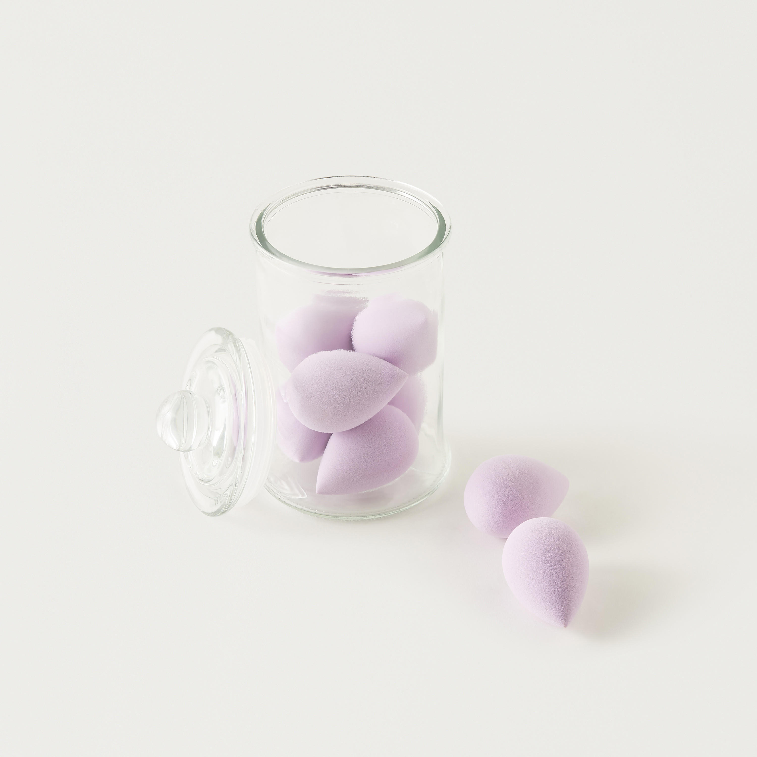 Findz 8-Piece Makeup Blender Sponge Set in Glass Jar-beautyandpersonalcare-makeup-brushesandaccessories-sponges-image-2