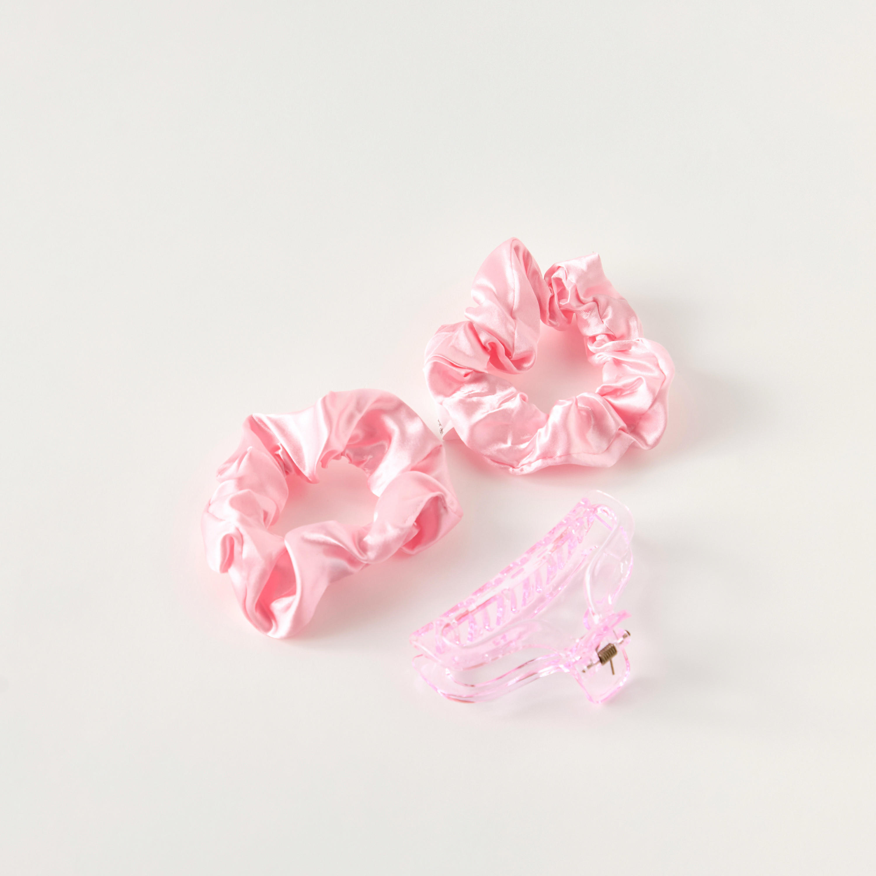 Findz 4-Piece Heatless Hair Curling Rod with Scrunchie and Hair Clamp Set-women-hairaccessories-sets-image-2