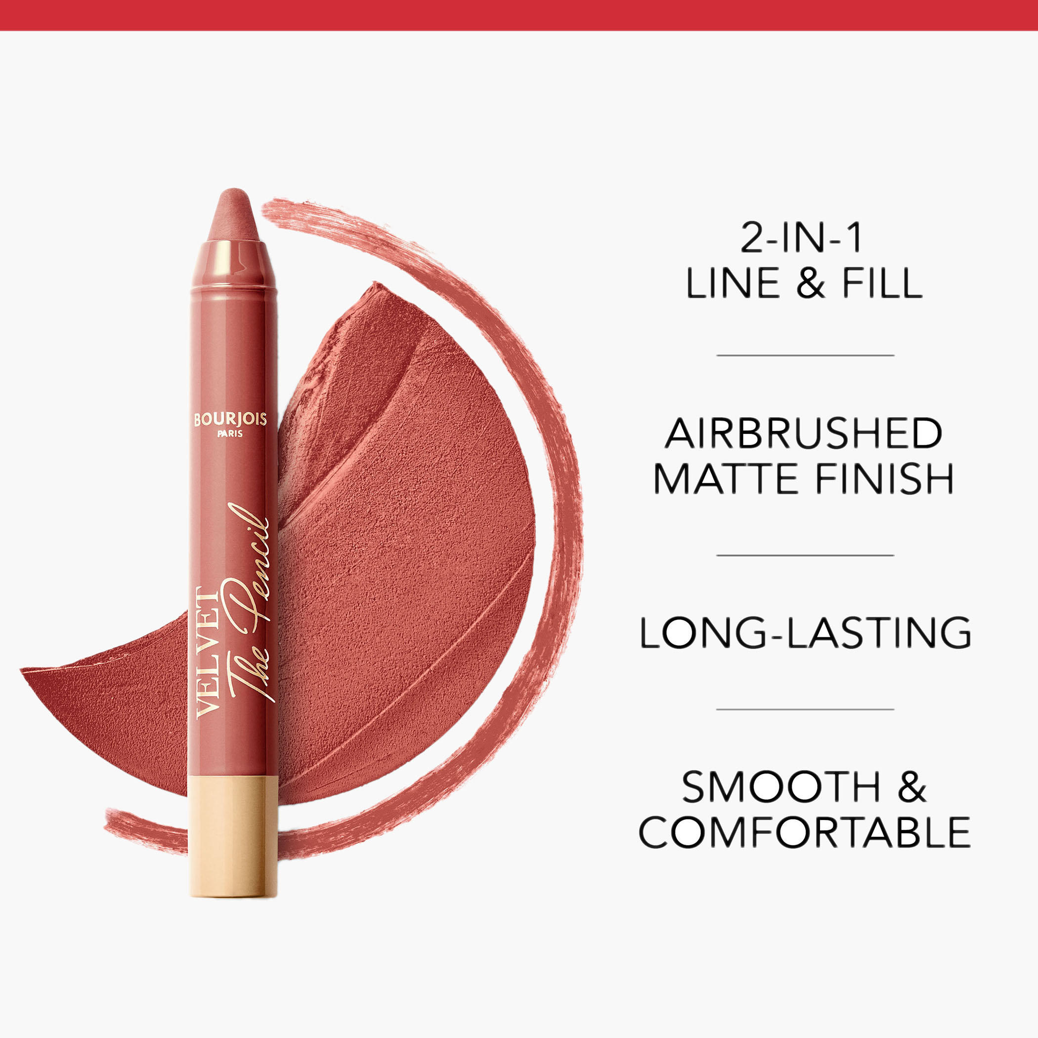 Bourjois Velvet the Pencil Lipstick - 3 gms-beautyandpersonalcare-makeup-lips-lipsticks-image-3