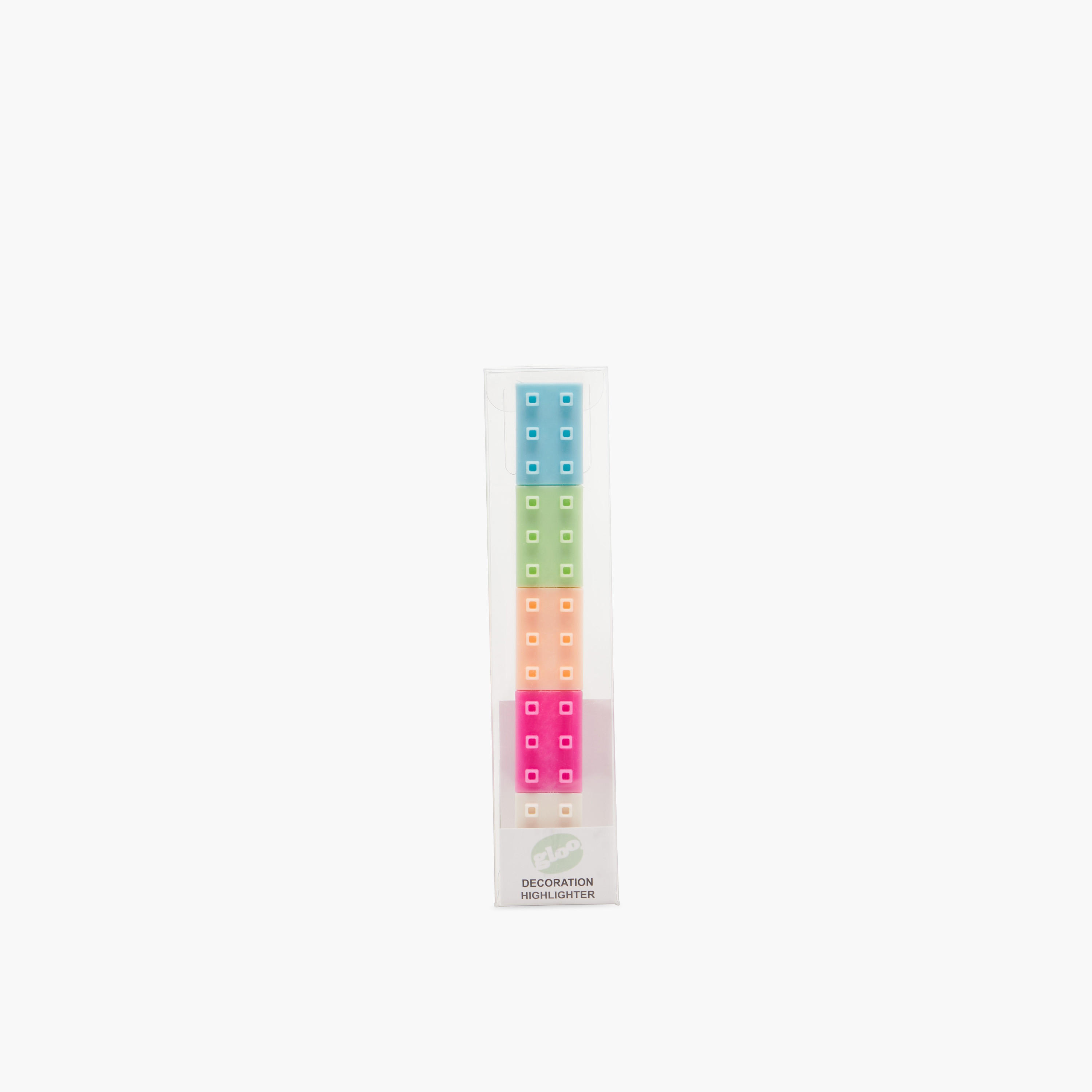 GLOO Cube Decorative Highlighter Set-school-stationery-sets-image-5