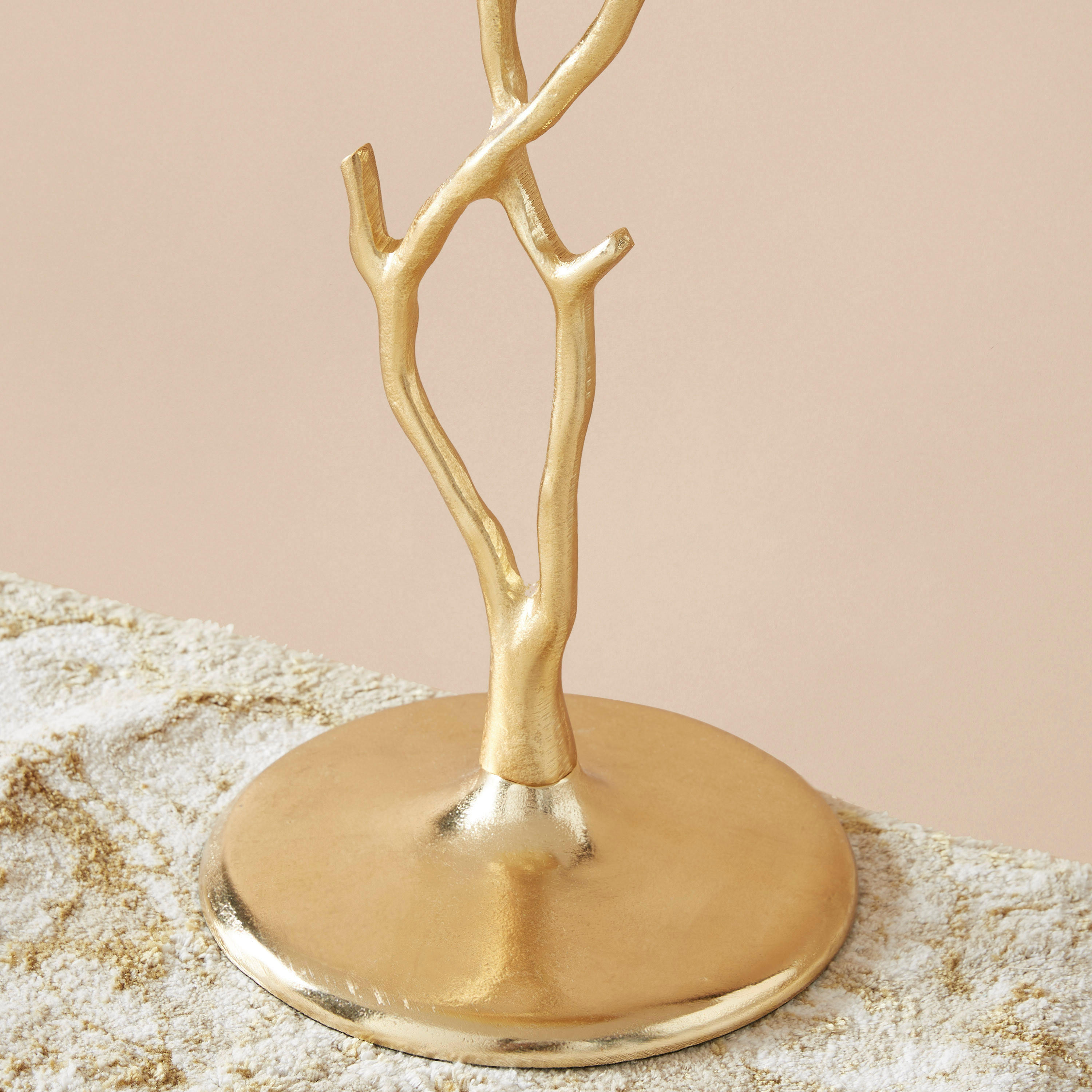 Round Metal Top Accent Table - 30x30x55 cms-furniture-livingroom-sideandendtables-image-4