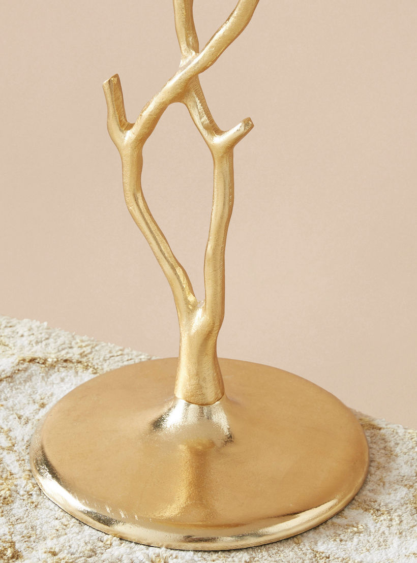 Round Metal Top Accent Table - 30x30x55 cms-furniture-livingroom-sideandendtables-image-4