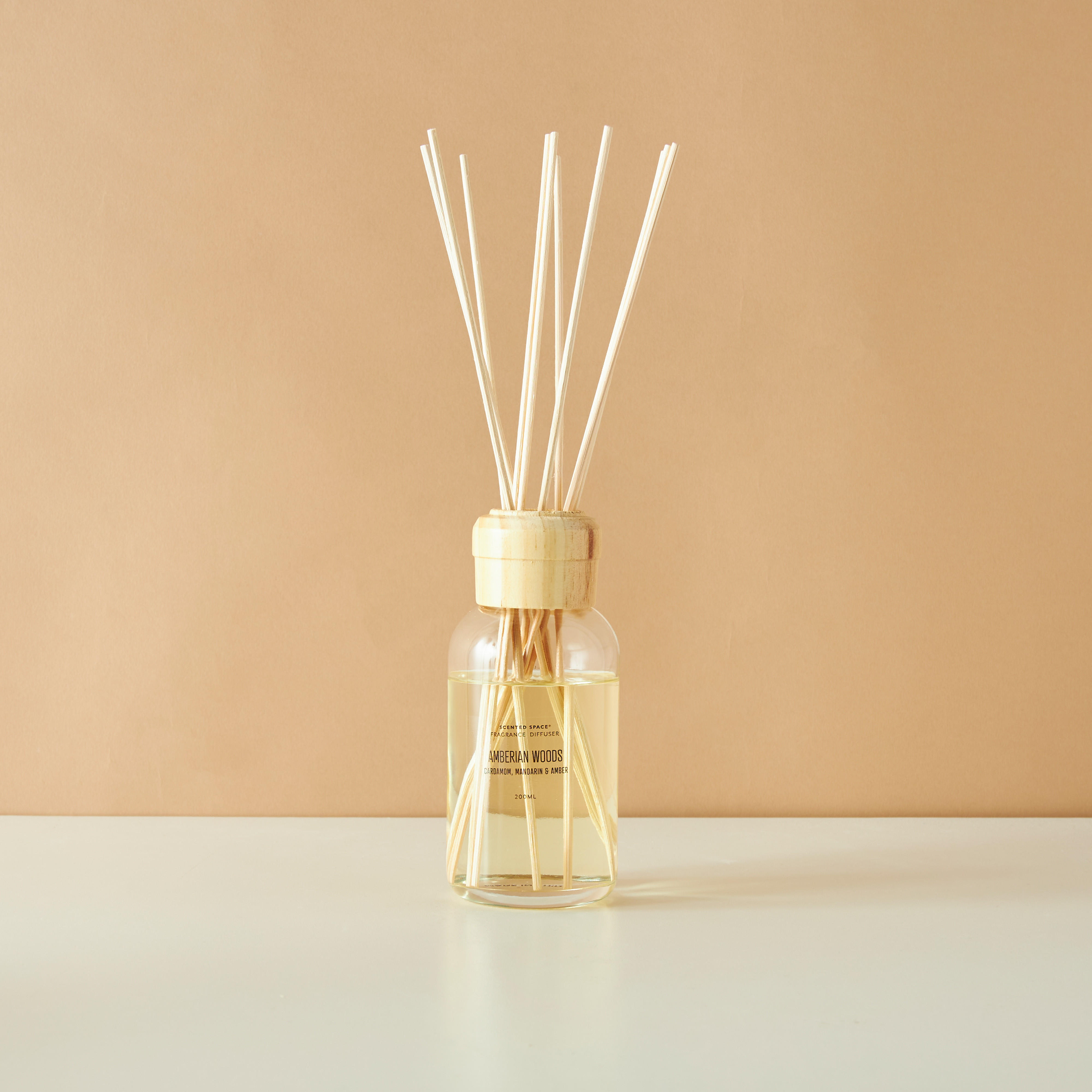 Scented Space Amberian Woods Reed Diffuser - 200 ml-household-homefragrance-reeddiffusers-image-3