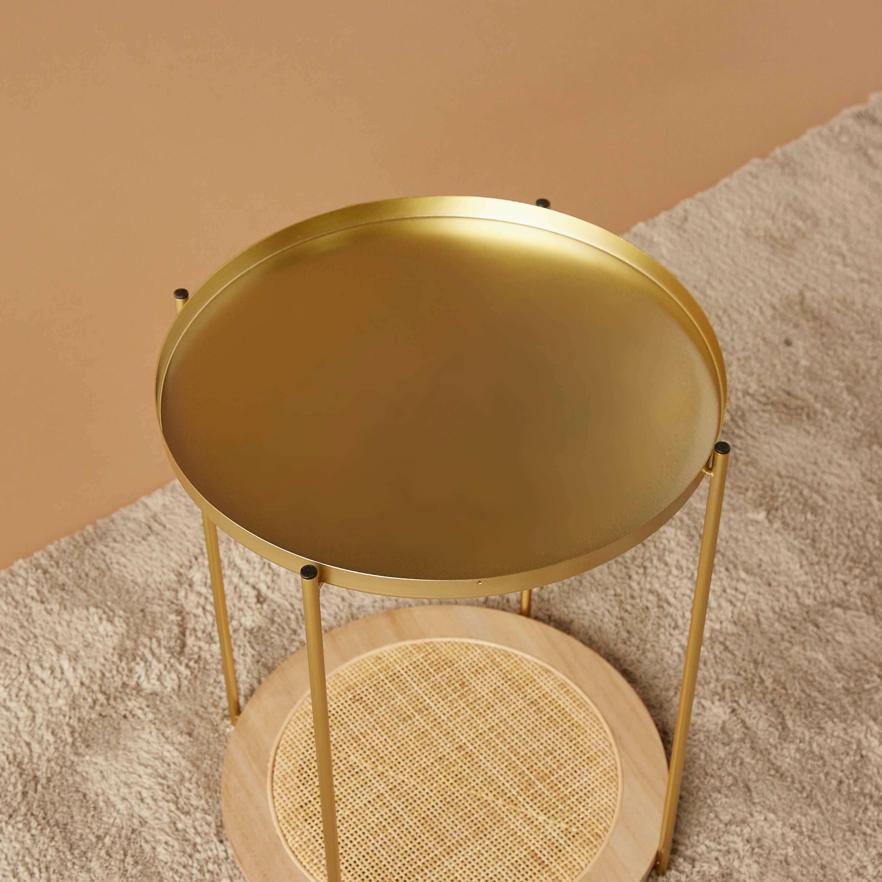 Metal Top Accent Table - 40x40x51 cms-furniture-livingroom-sideandendtables-image-3