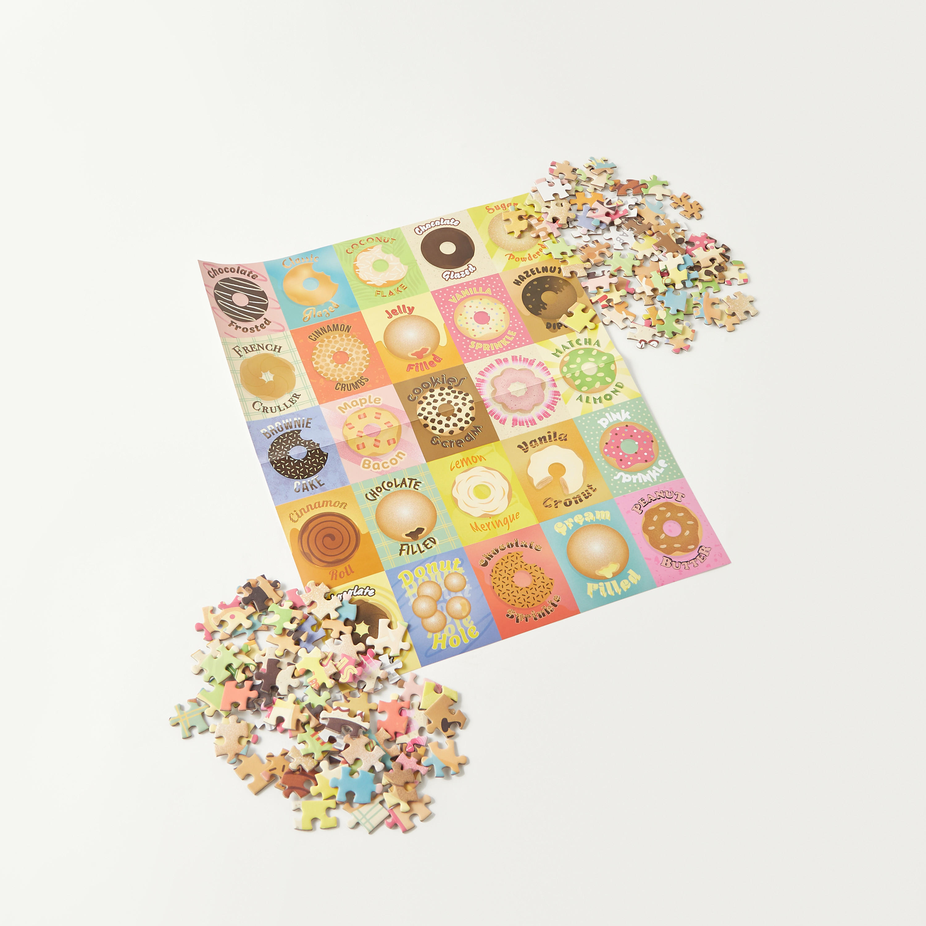 Yellow Cab 1000-Piece Donuts Guide Jigsaw Puzzle-toys-blocksandpuzzles-image-1