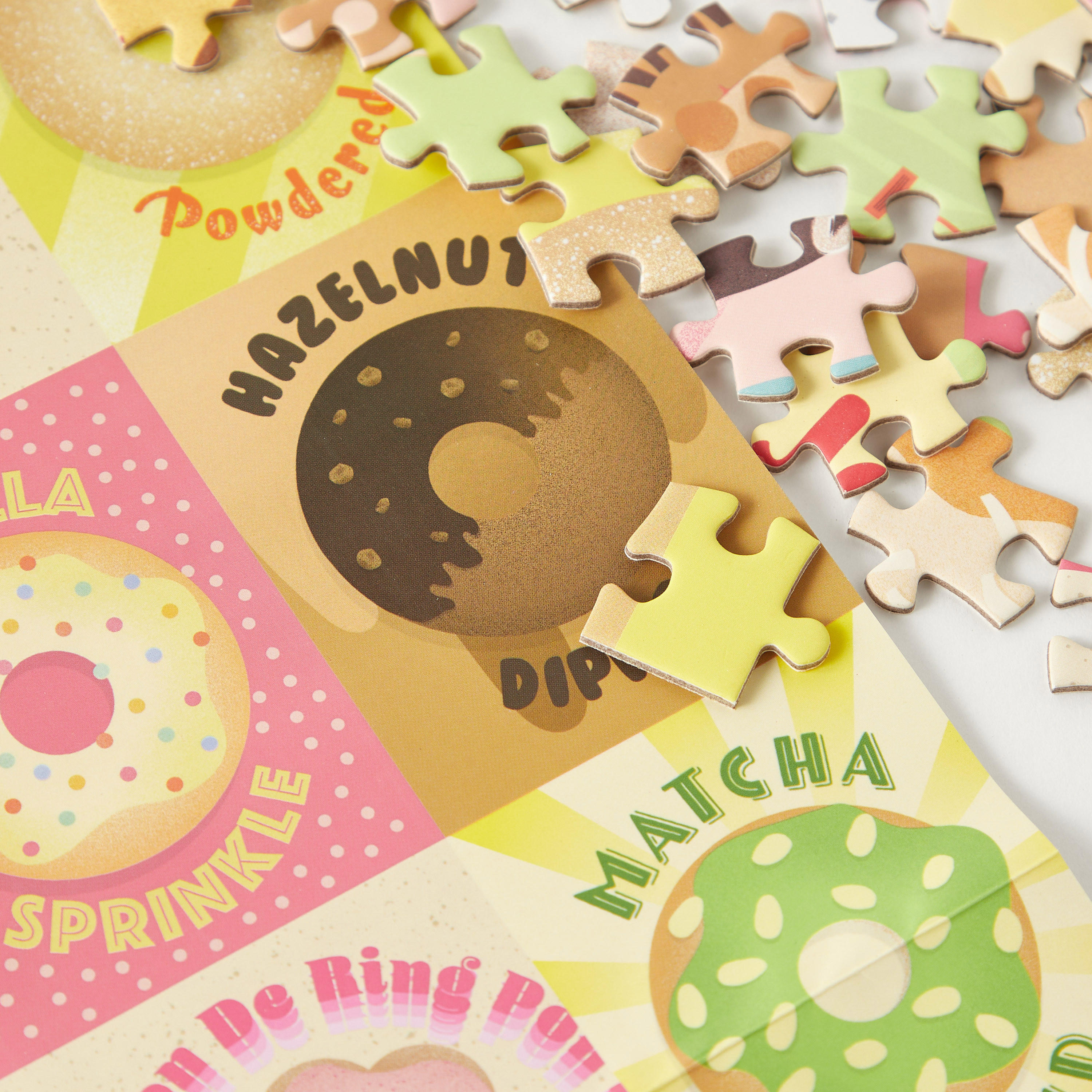 Yellow Cab 1000-Piece Donuts Guide Jigsaw Puzzle-toys-blocksandpuzzles-image-3