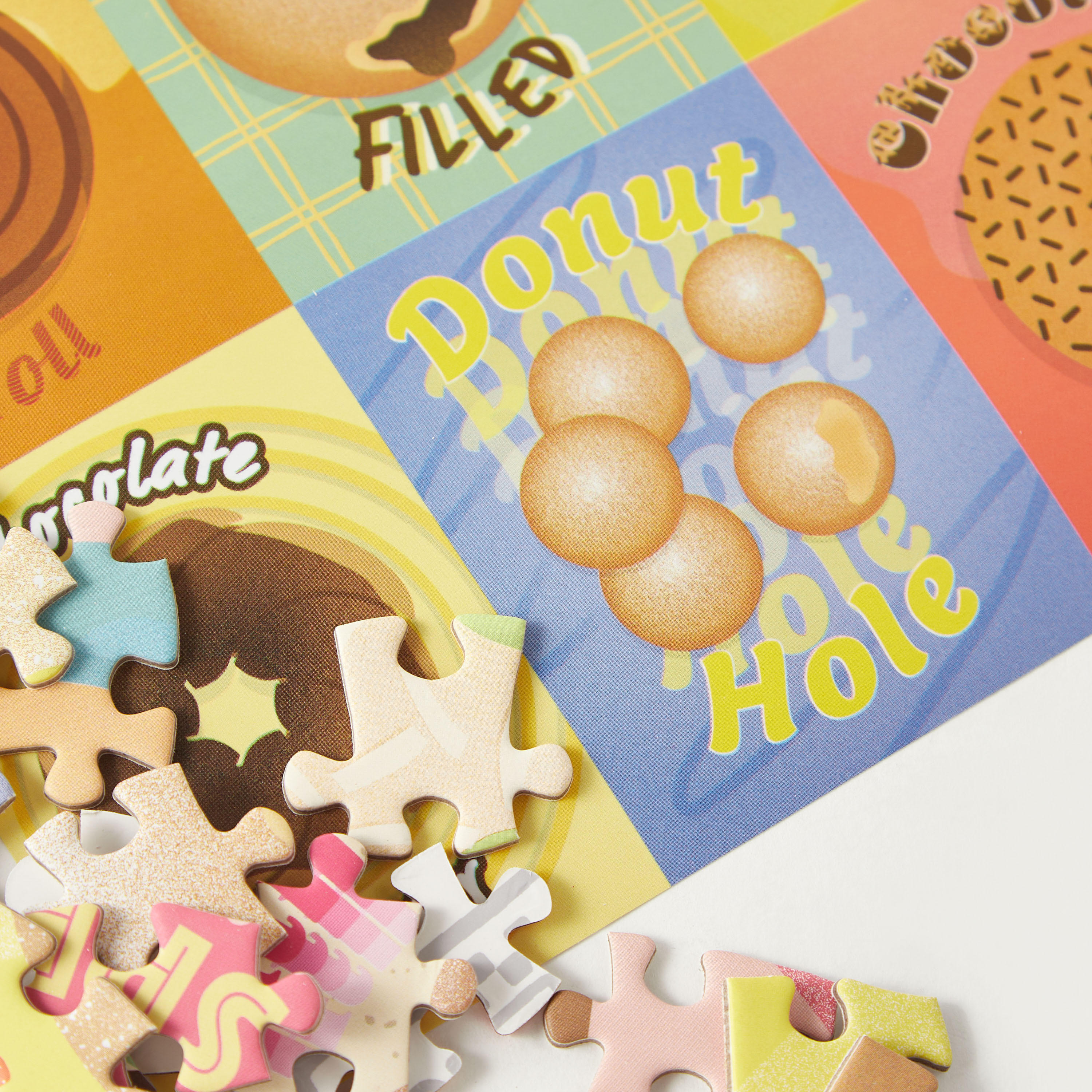 Yellow Cab 1000-Piece Donuts Guide Jigsaw Puzzle-toys-blocksandpuzzles-image-4