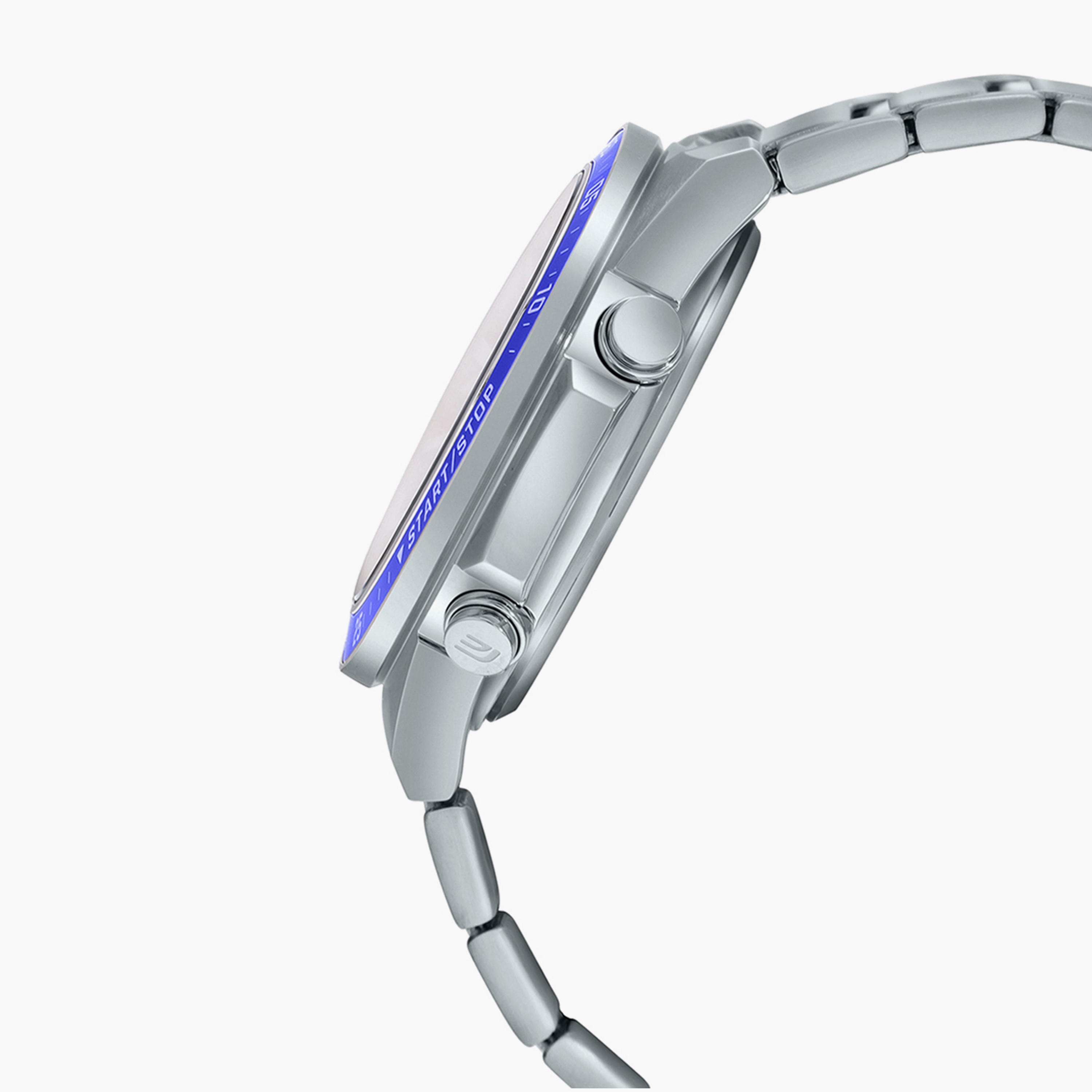 EFV-C110D-2AVDF | ساعة أنالوج فضية رقمية بسوار ستانلس ستيل من اديفيس للرجال-men-watchesandjewellery-watches-image-2
