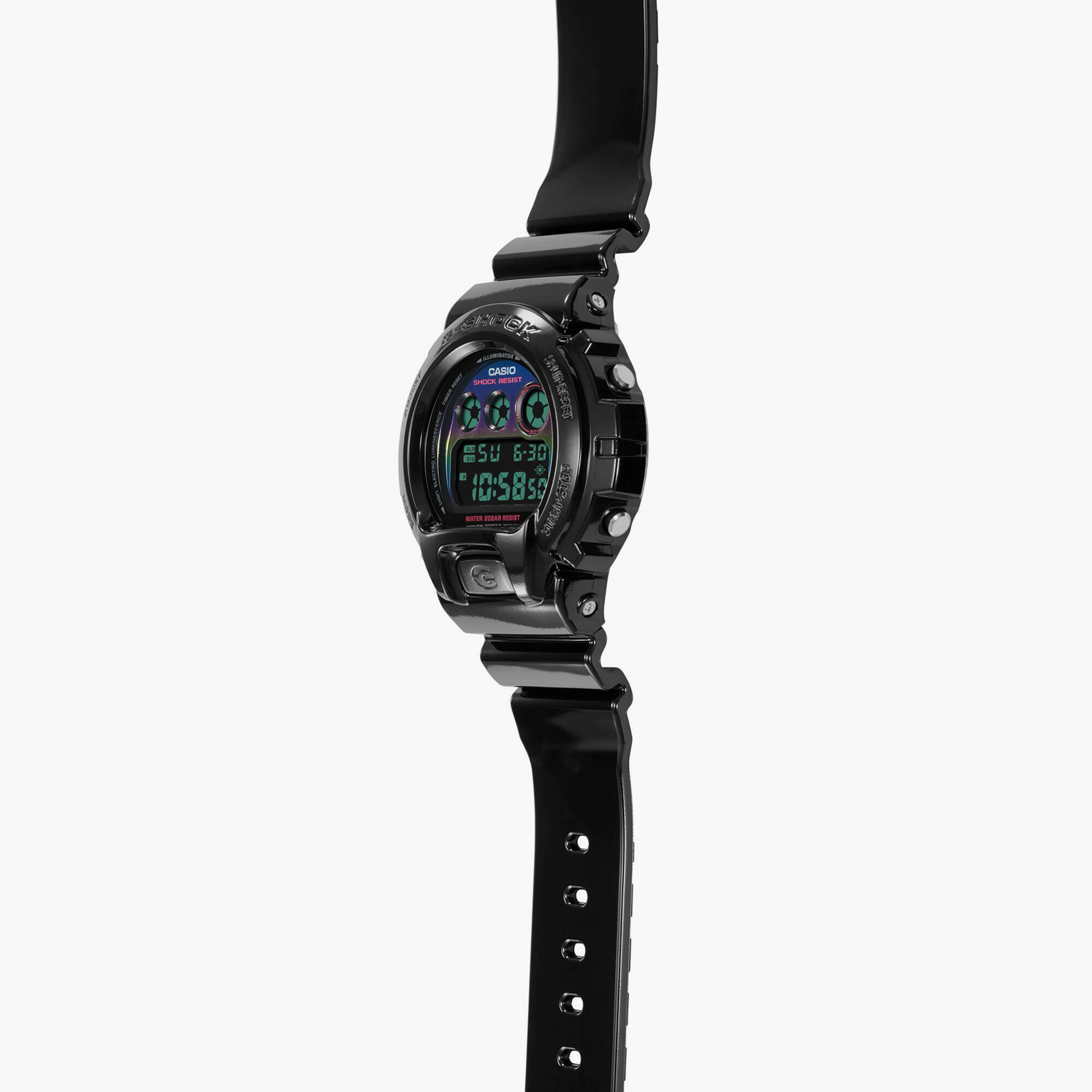 G-Shock Unisex Green Digital Silicone Strap Watch | DW-6900JT-3DR-men-watchesandjewellery-watches-image-5