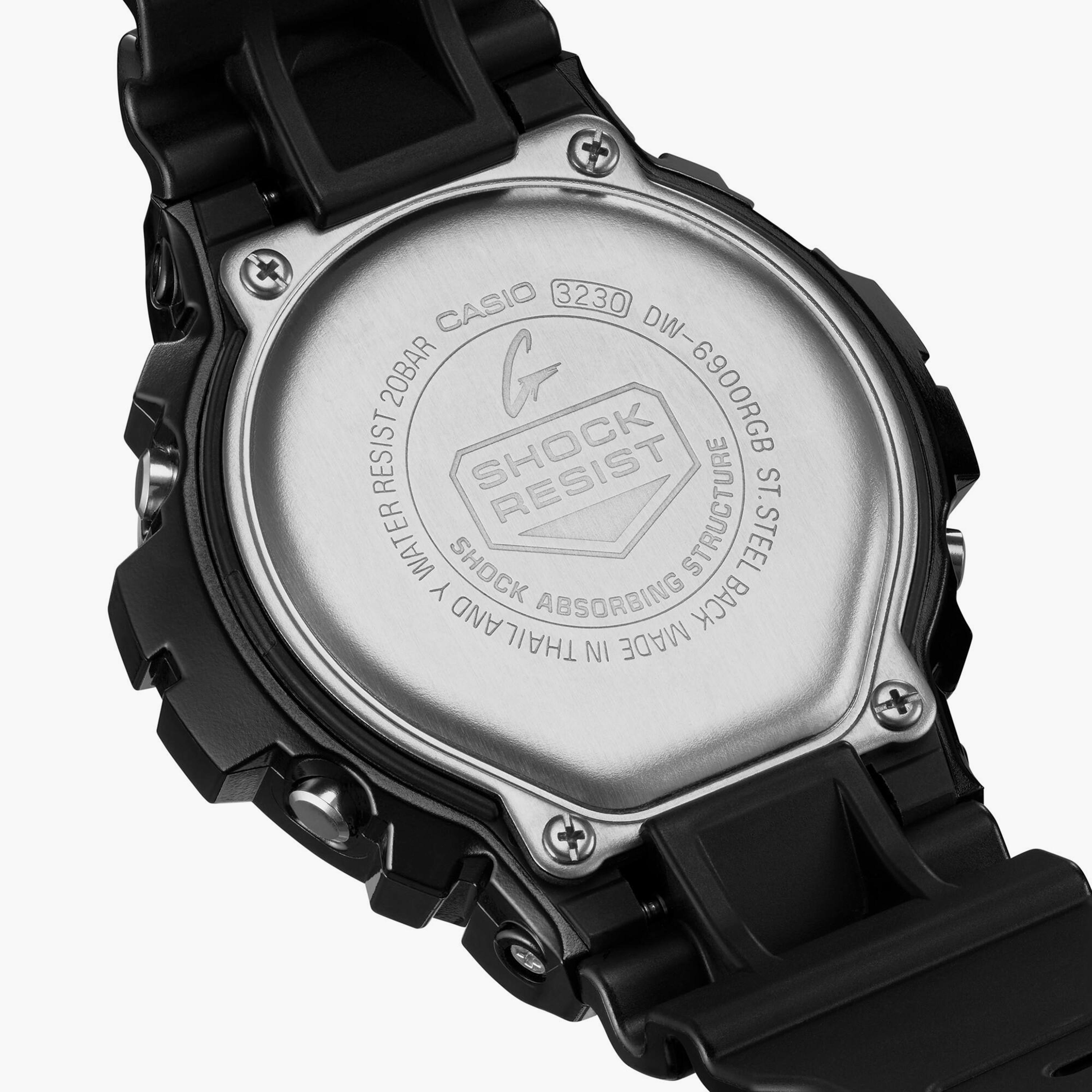G-Shock Unisex Green Digital Silicone Strap Watch | DW-6900JT-3DR-men-watchesandjewellery-watches-image-6
