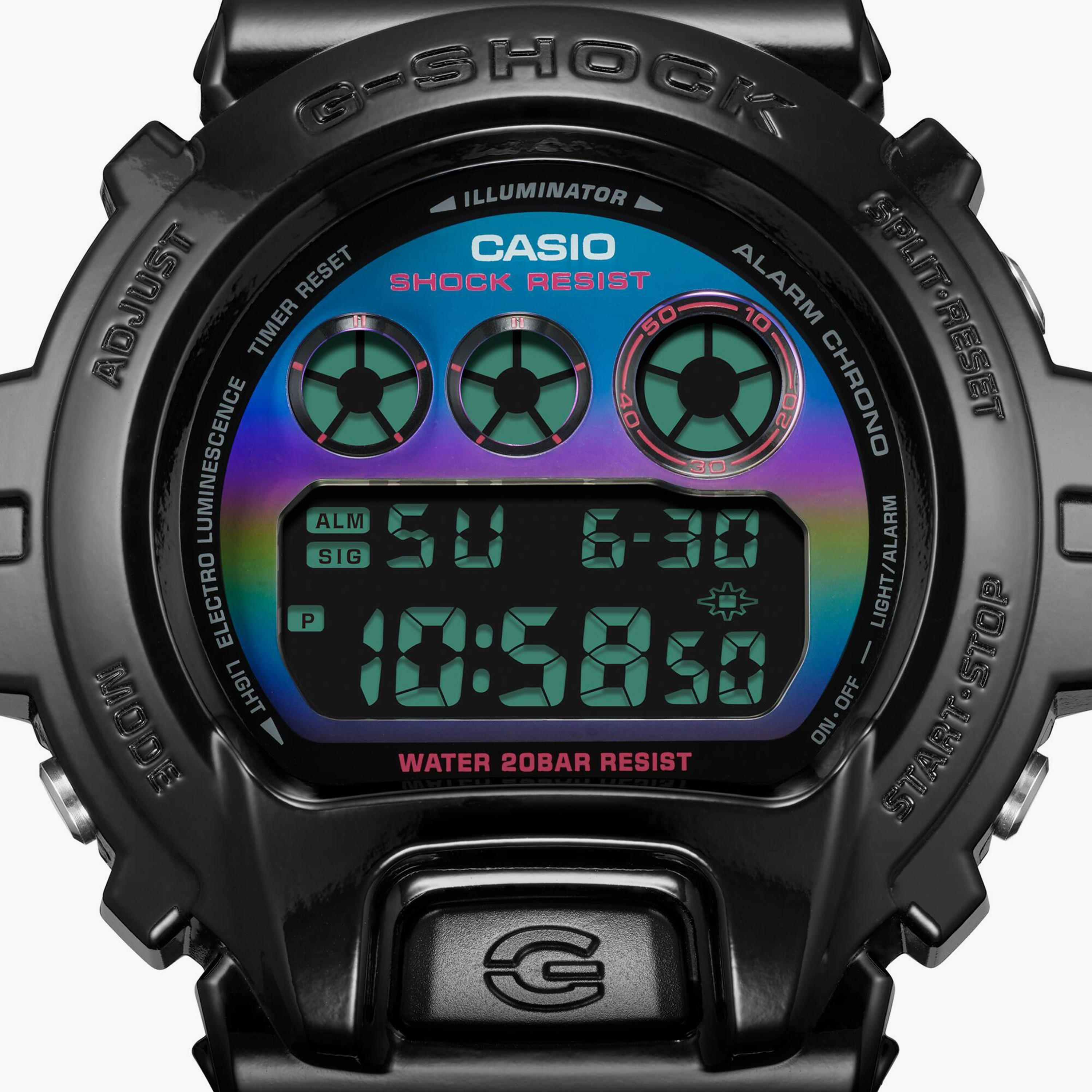 G-Shock Unisex Green Digital Silicone Strap Watch | DW-6900JT-3DR-men-watchesandjewellery-watches-image-8
