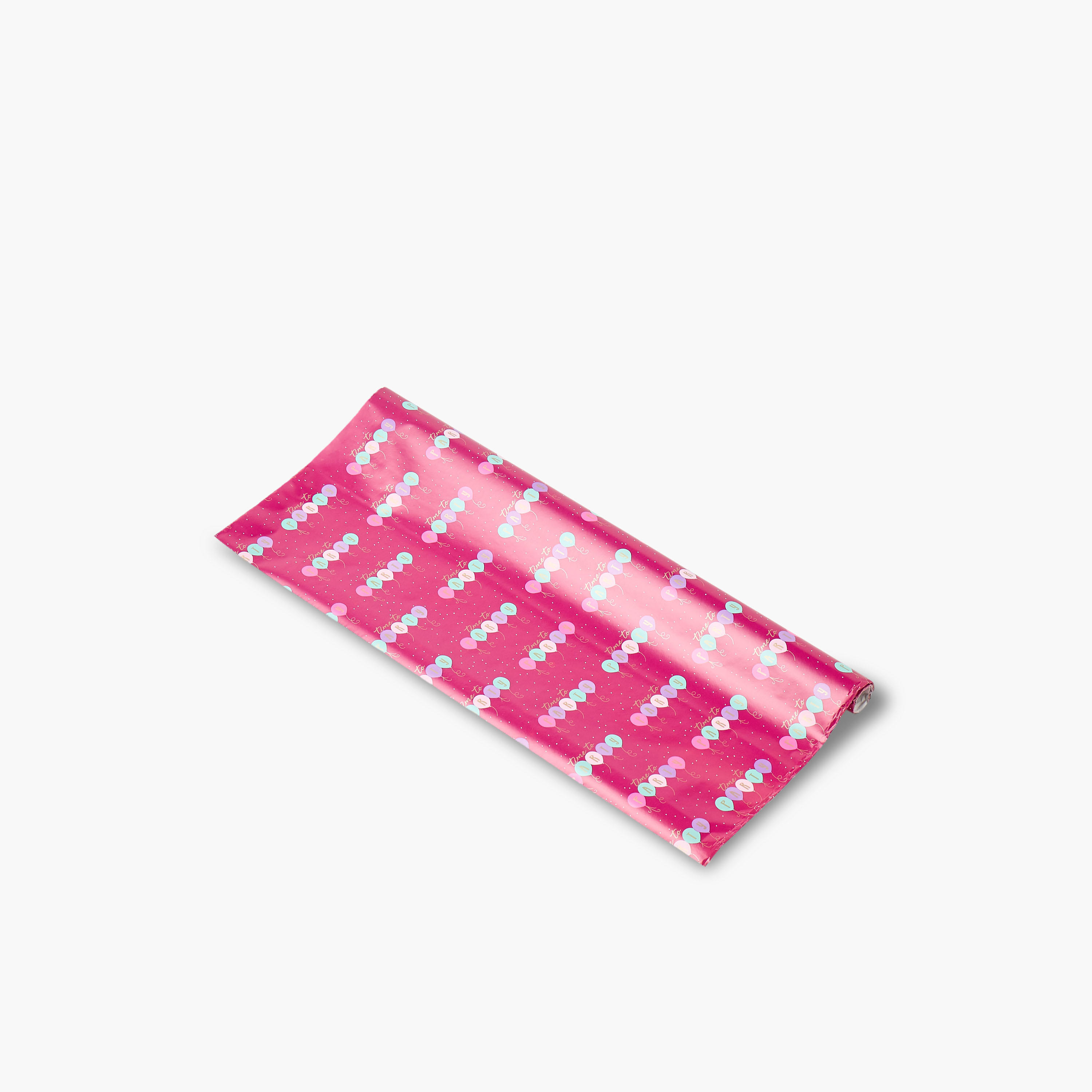 Balloon Print 49-Sheet Gift Wrap Roll - 4x4x70 cms-household-decor-decorativeobjectsandsculptures-image-1