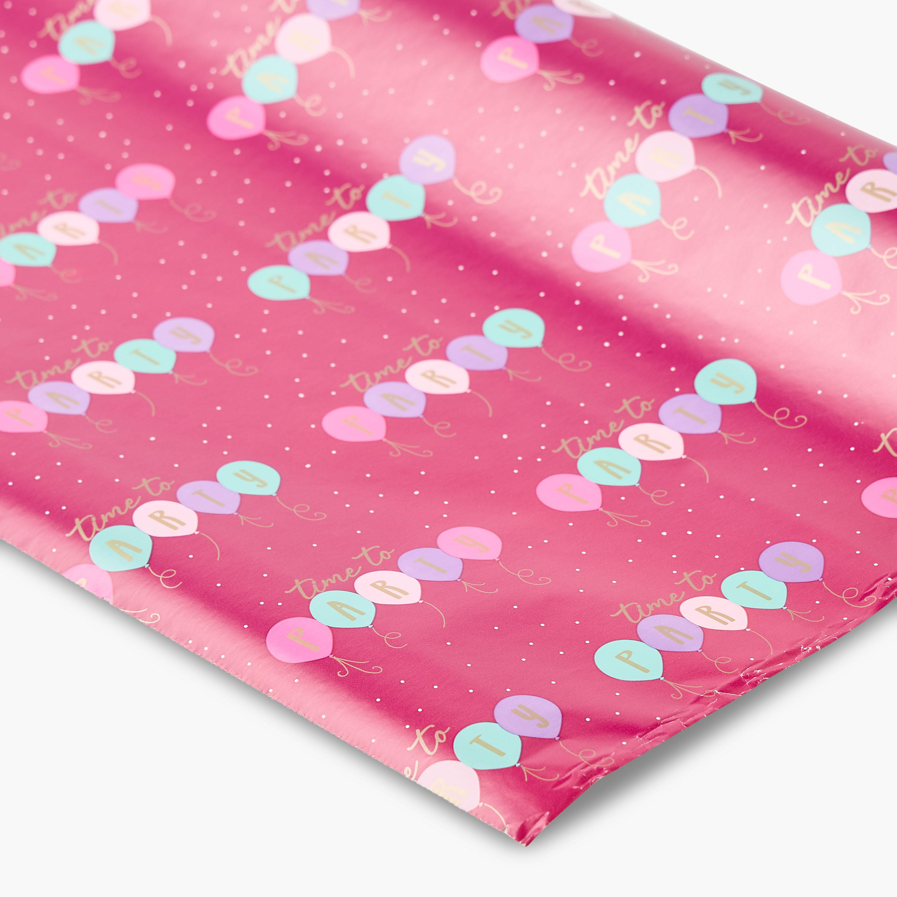 Balloon Print 49-Sheet Gift Wrap Roll - 4x4x70 cms-household-decor-decorativeobjectsandsculptures-image-3