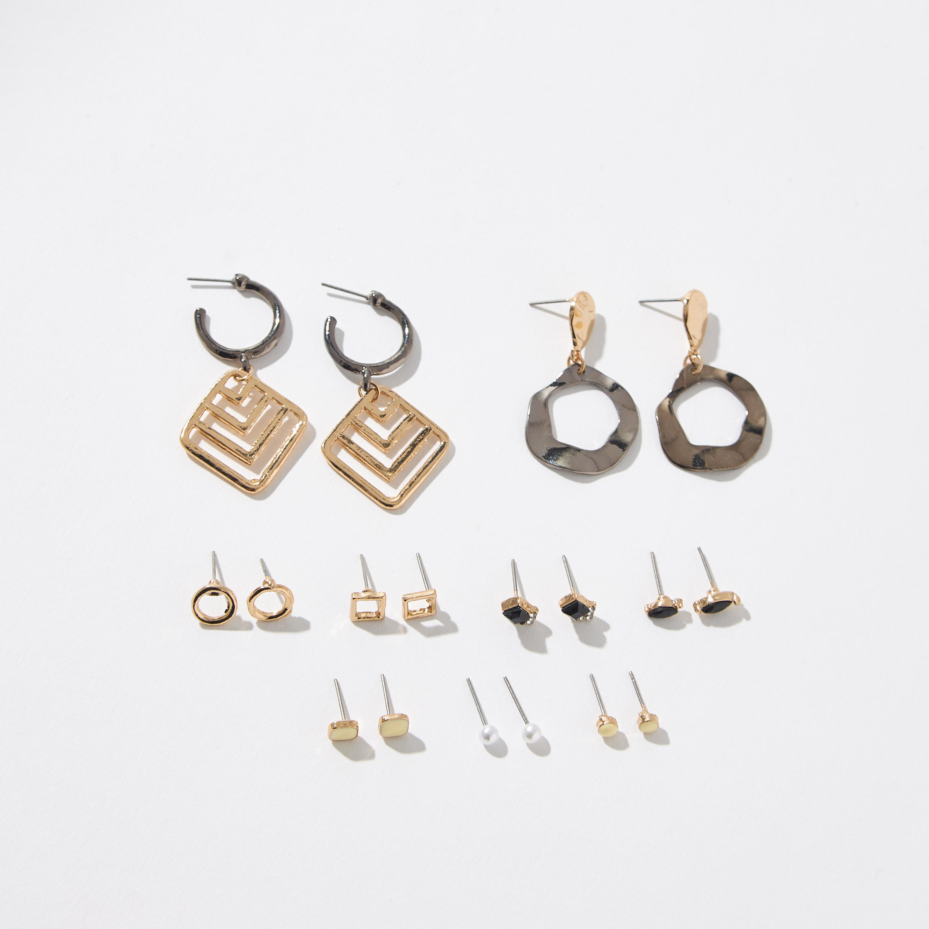 Assorted Earrings - Set of 9-women-watchesandjewellery-jewellery-earrings-image-2