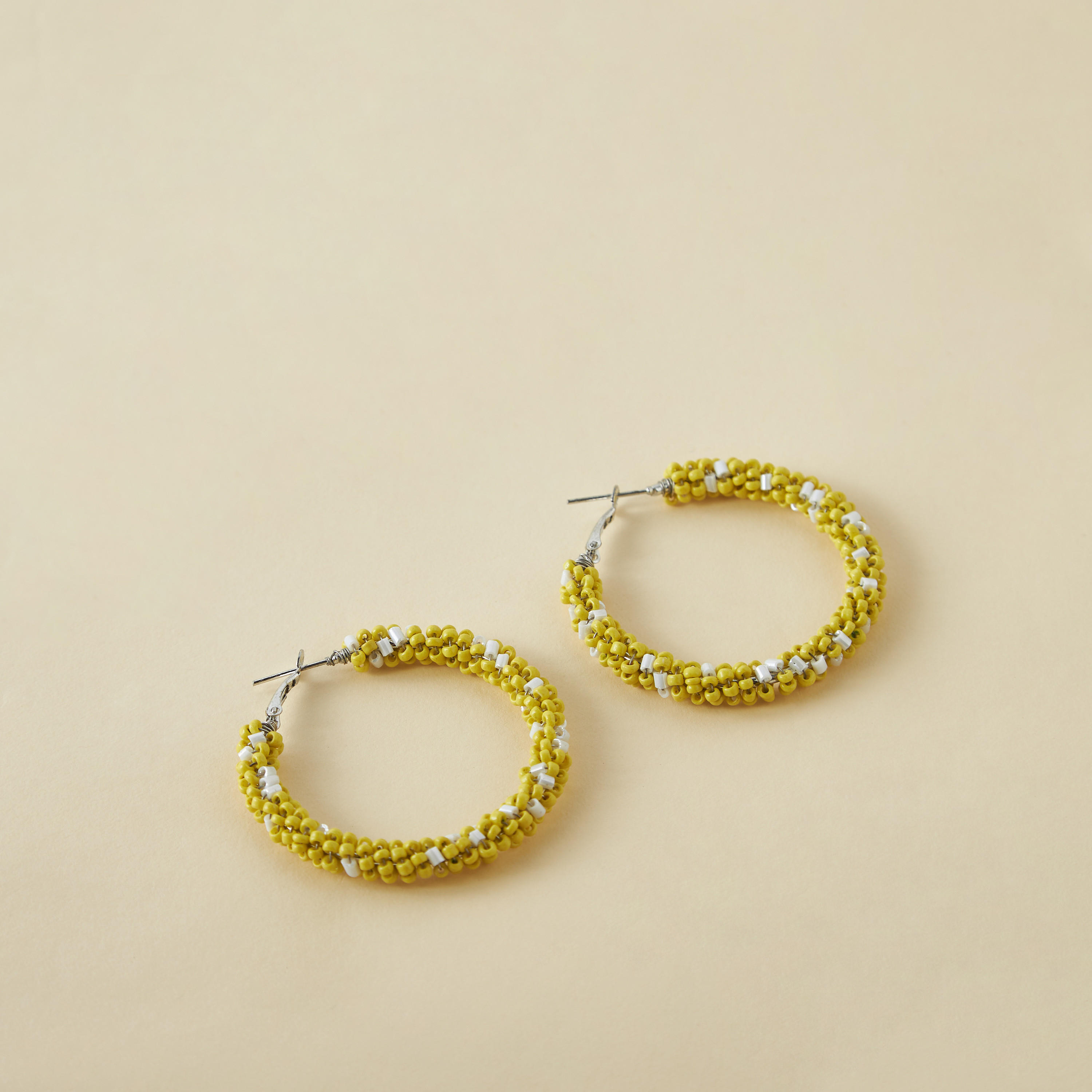 Mistotes Beads Hoop Earrings-women-watchesandjewellery-jewellery-earrings-image-1