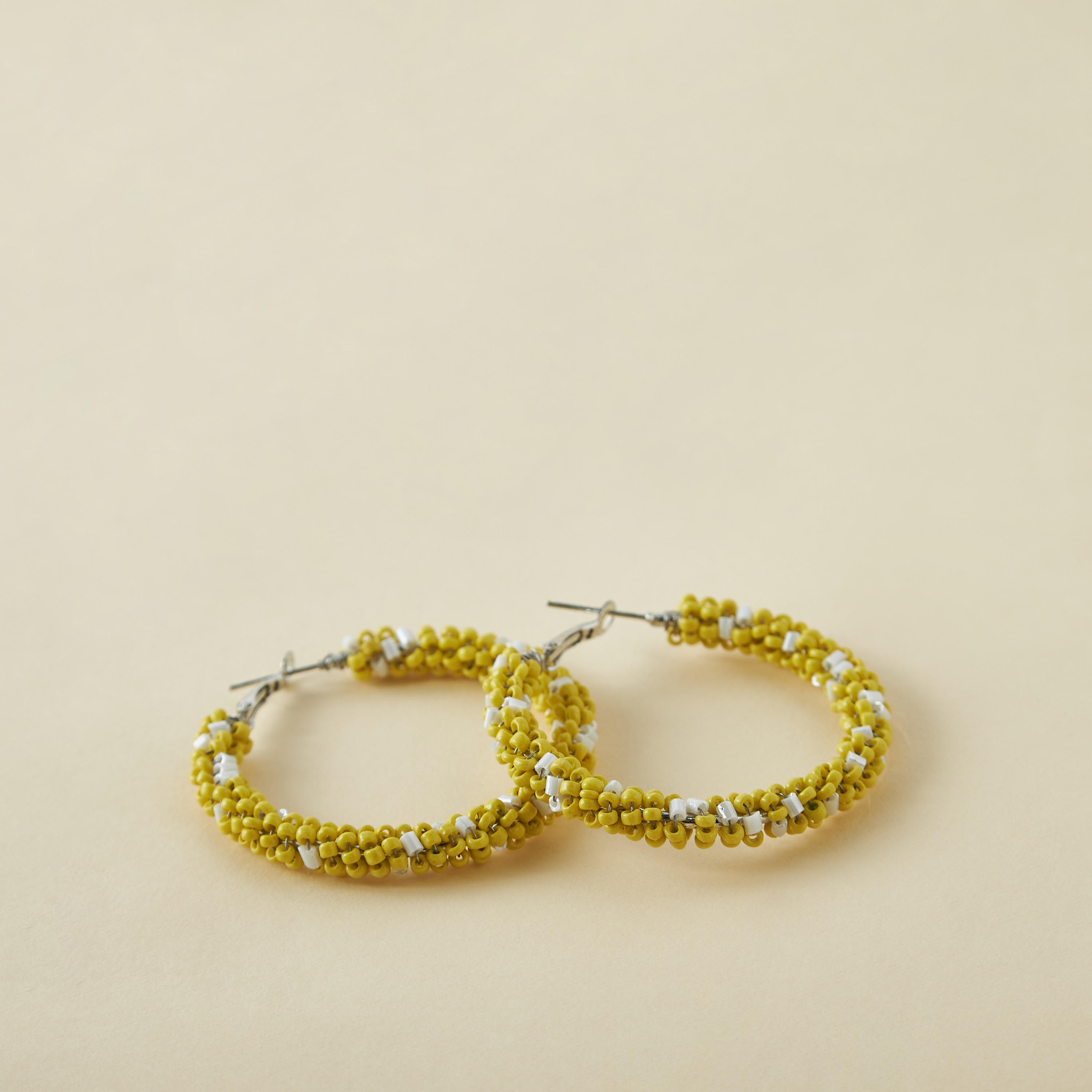 Mistotes Beads Hoop Earrings-women-watchesandjewellery-jewellery-earrings-image-2