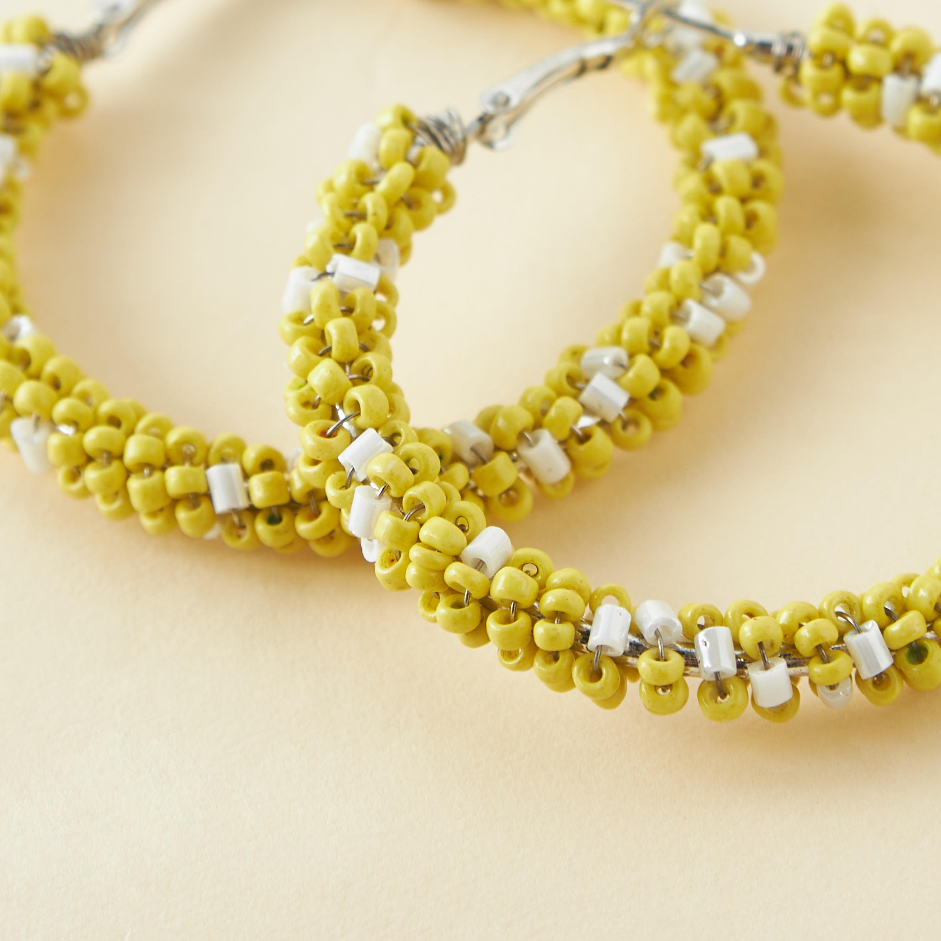 Mistotes Beads Hoop Earrings-women-watchesandjewellery-jewellery-earrings-image-3