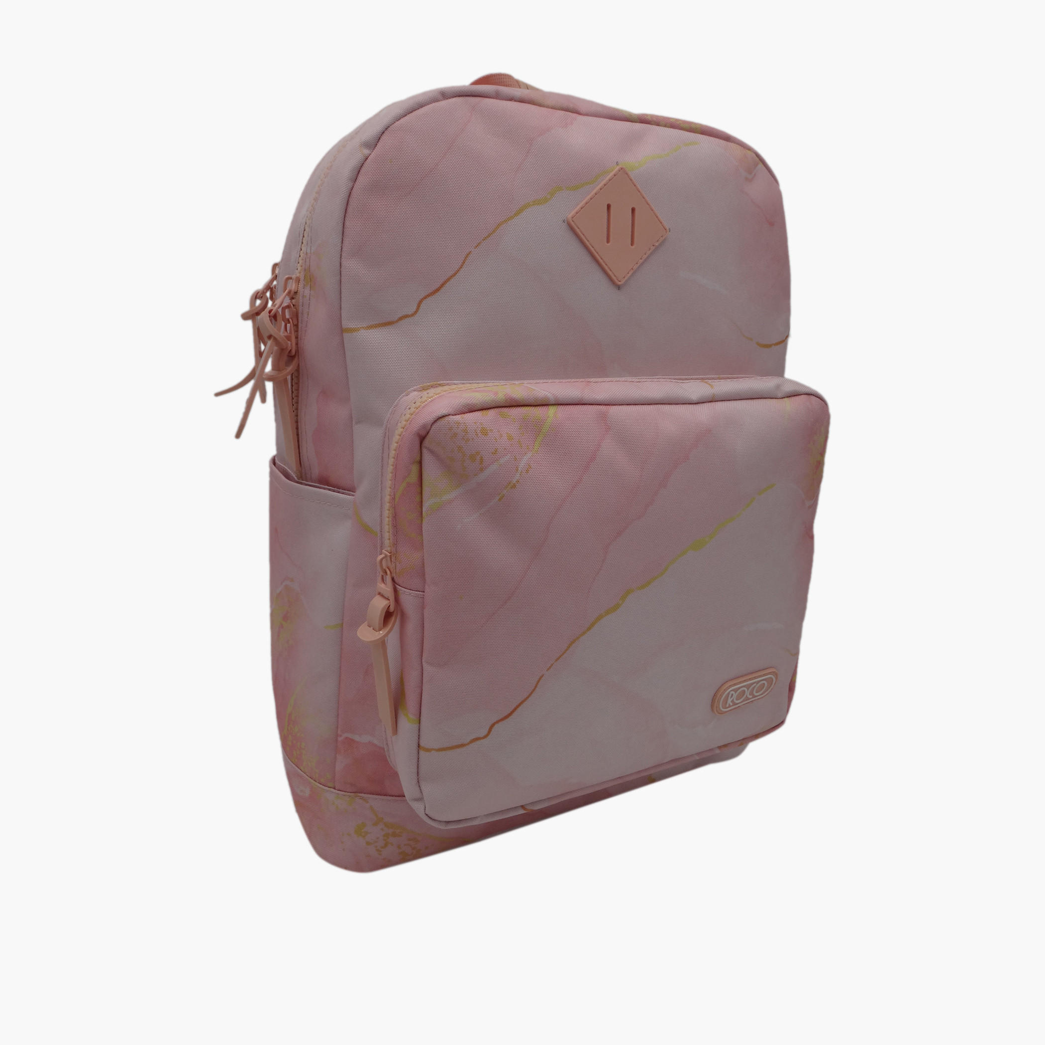 Roco All-Over Marble Print Backpack with Pencil Pouch - 17 inches-school-bagsandbackpacks-backpacks-image-2