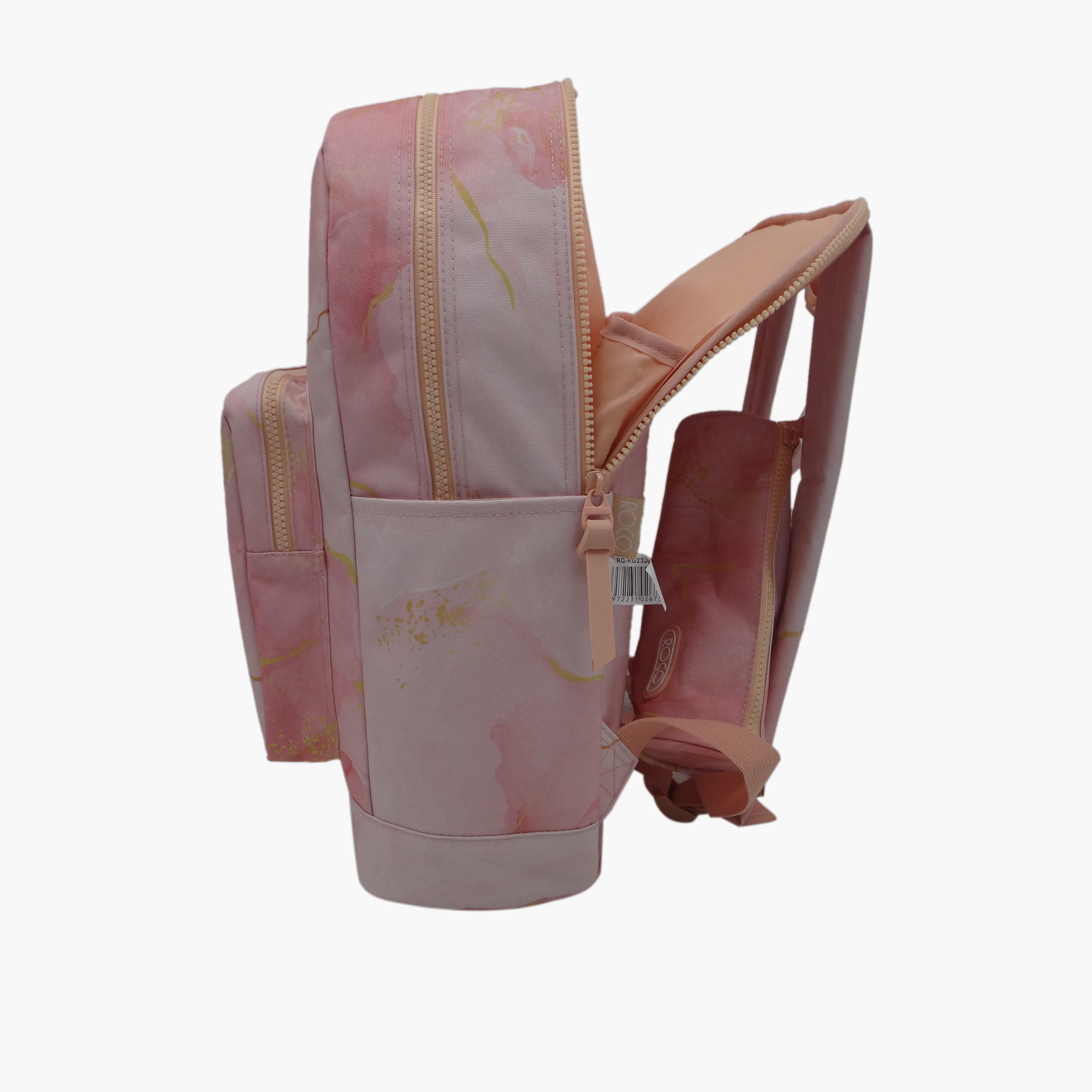 Roco All-Over Marble Print Backpack with Pencil Pouch - 17 inches-school-bagsandbackpacks-backpacks-image-3