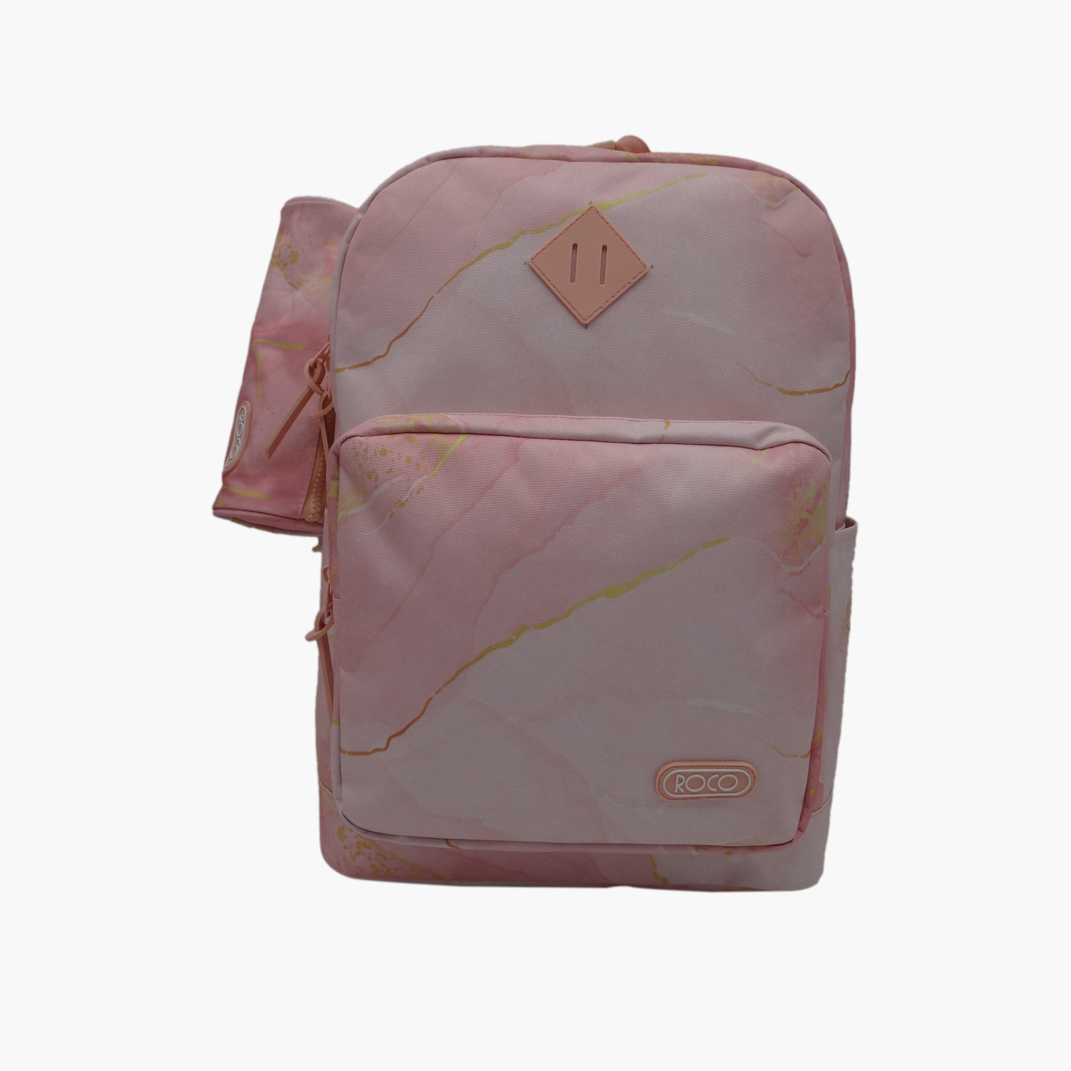 Roco All-Over Marble Print Backpack with Pencil Pouch - 17 inches-school-bagsandbackpacks-backpacks-image-5