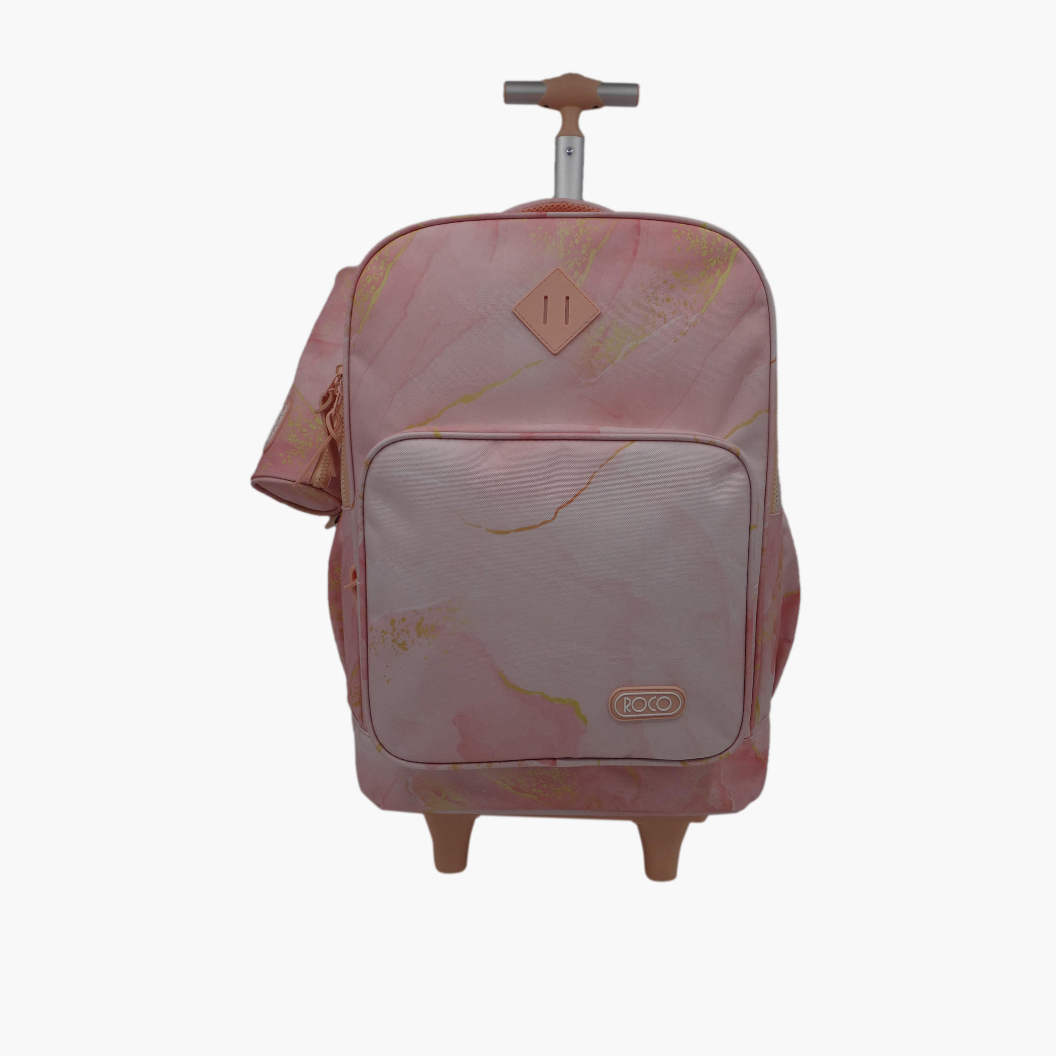 Roco Marble Print Trolley Backpack - 18 inches-school-bagsandbackpacks-trolleybags-image-4