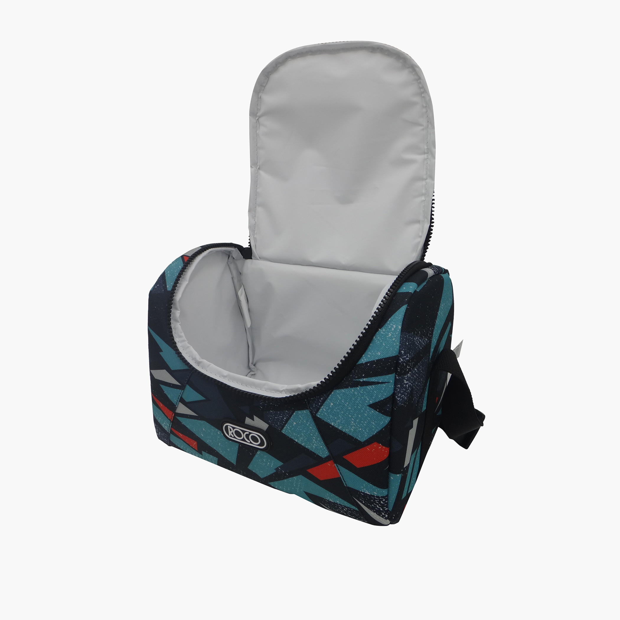 شنطة غداء بسحاب إغلاق وطبعات هندسية من روكو-school-lunchessentials-lunchbags-image-3