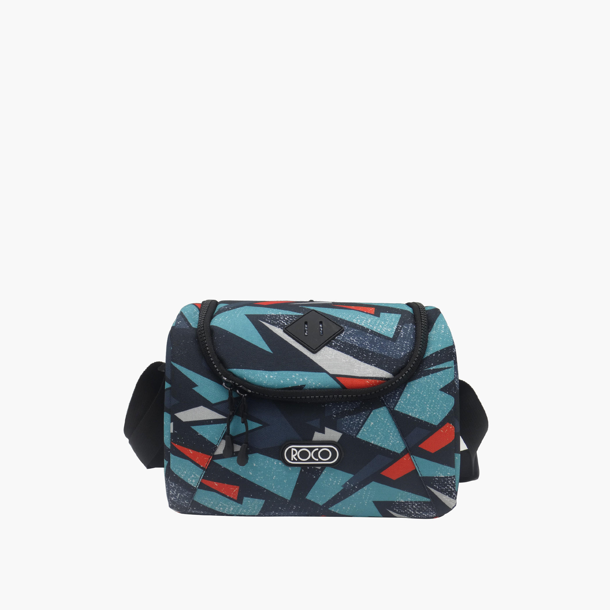 شنطة غداء بسحاب إغلاق وطبعات هندسية من روكو-school-lunchessentials-lunchbags-image-4