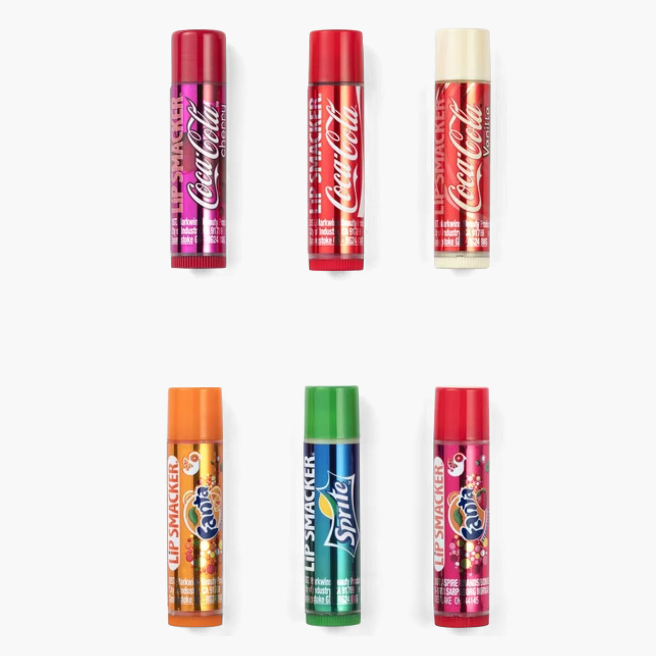 Lip Smacker 6-Piece Coca Cola Vintage Bottle Lip Balm Set-beautyandpersonalcare-skin-lipcare-image-1