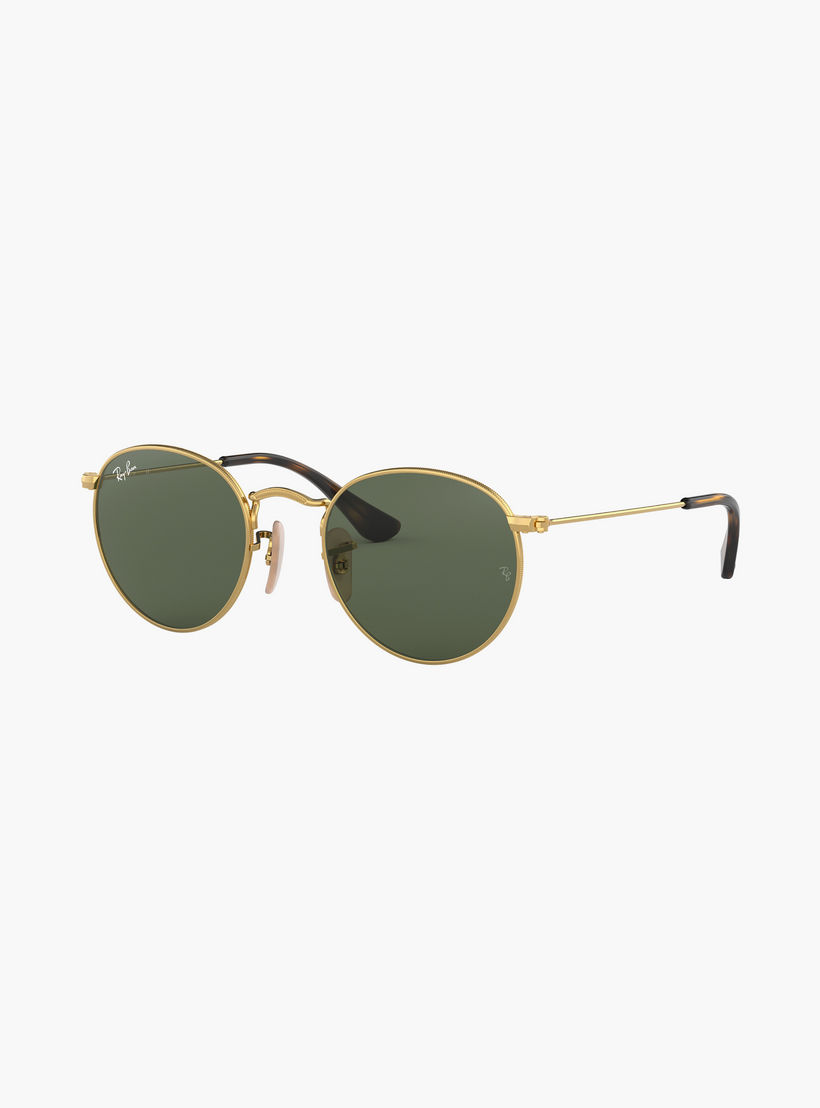 0RJ9547S | نظارة شمسية بتصميم افياتور للصغار بعدسات مستديرة من راي-بان-girls-accessories-sunglasses-image-1