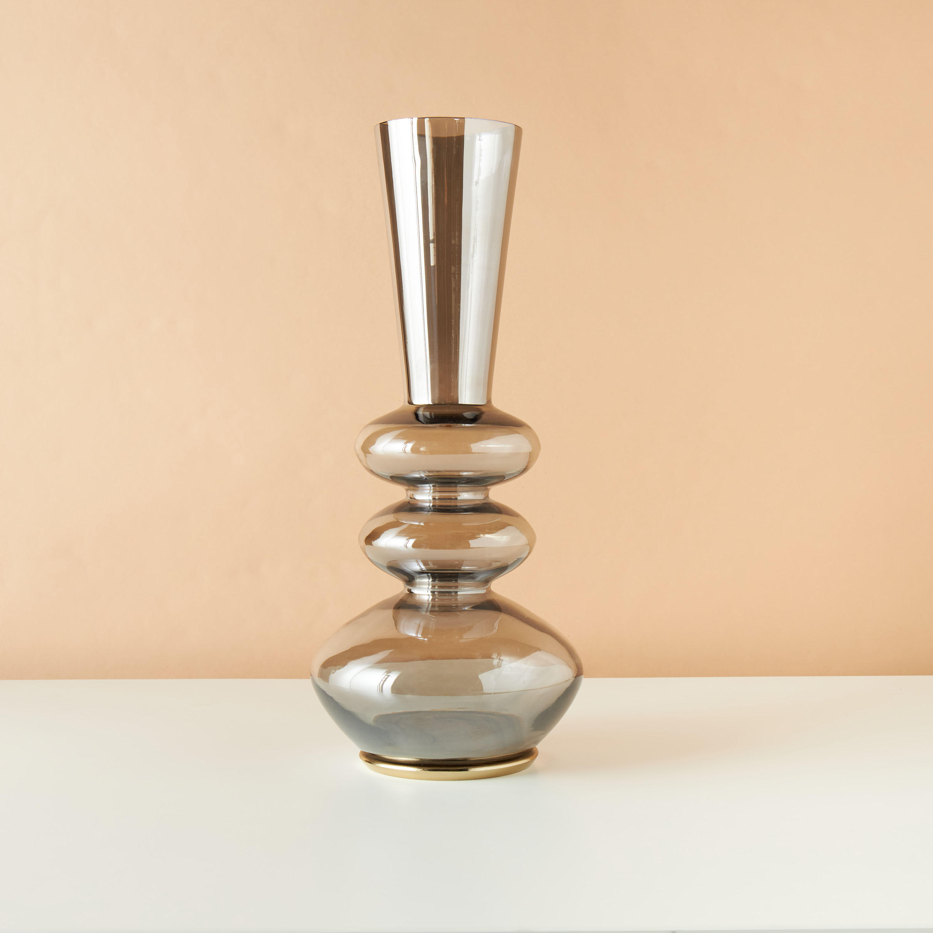 Decorative Glass Vase - 19x44 cms-household-decor-vasesandbowls-image-2