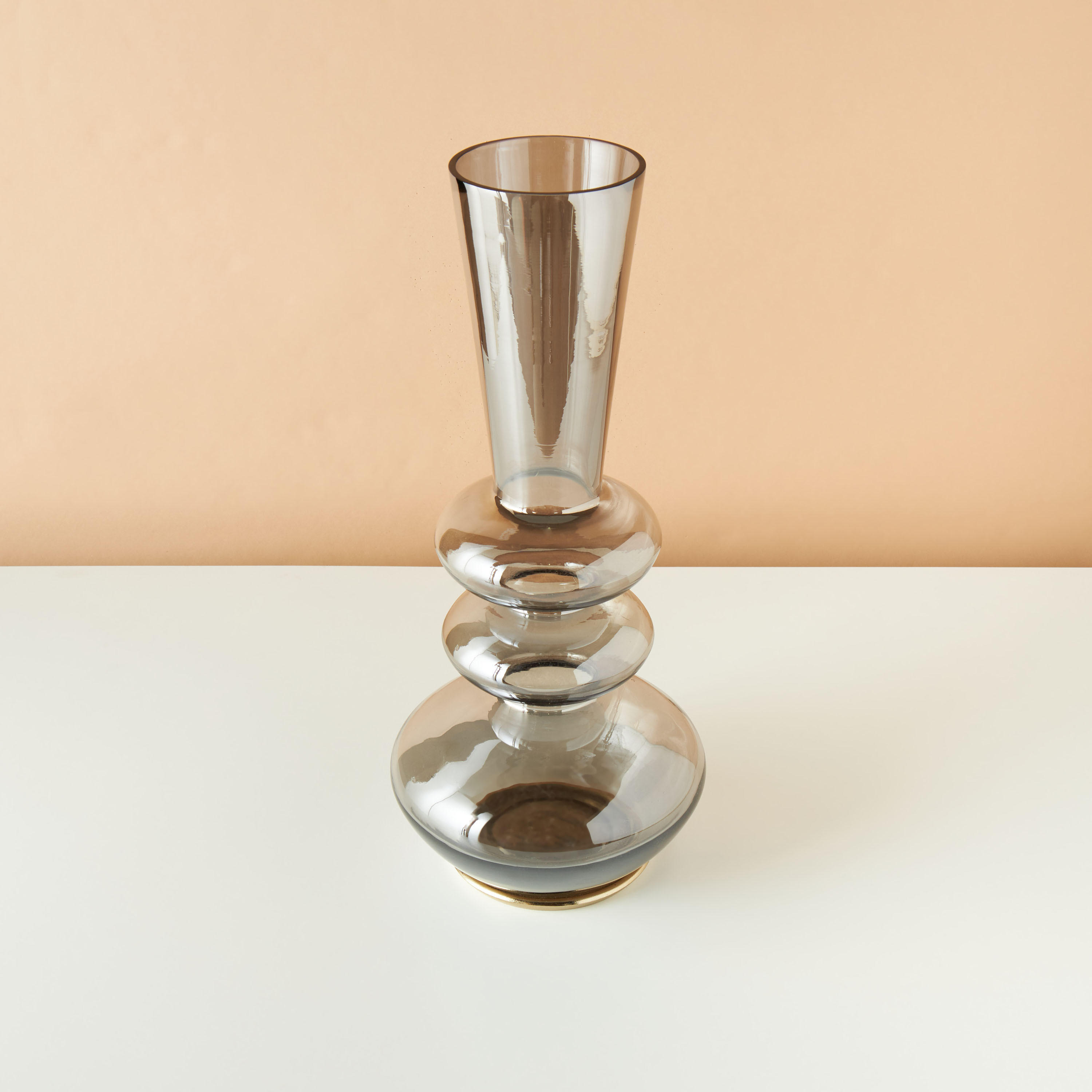 Decorative Glass Vase - 19x44 cms-household-decor-vasesandbowls-image-3