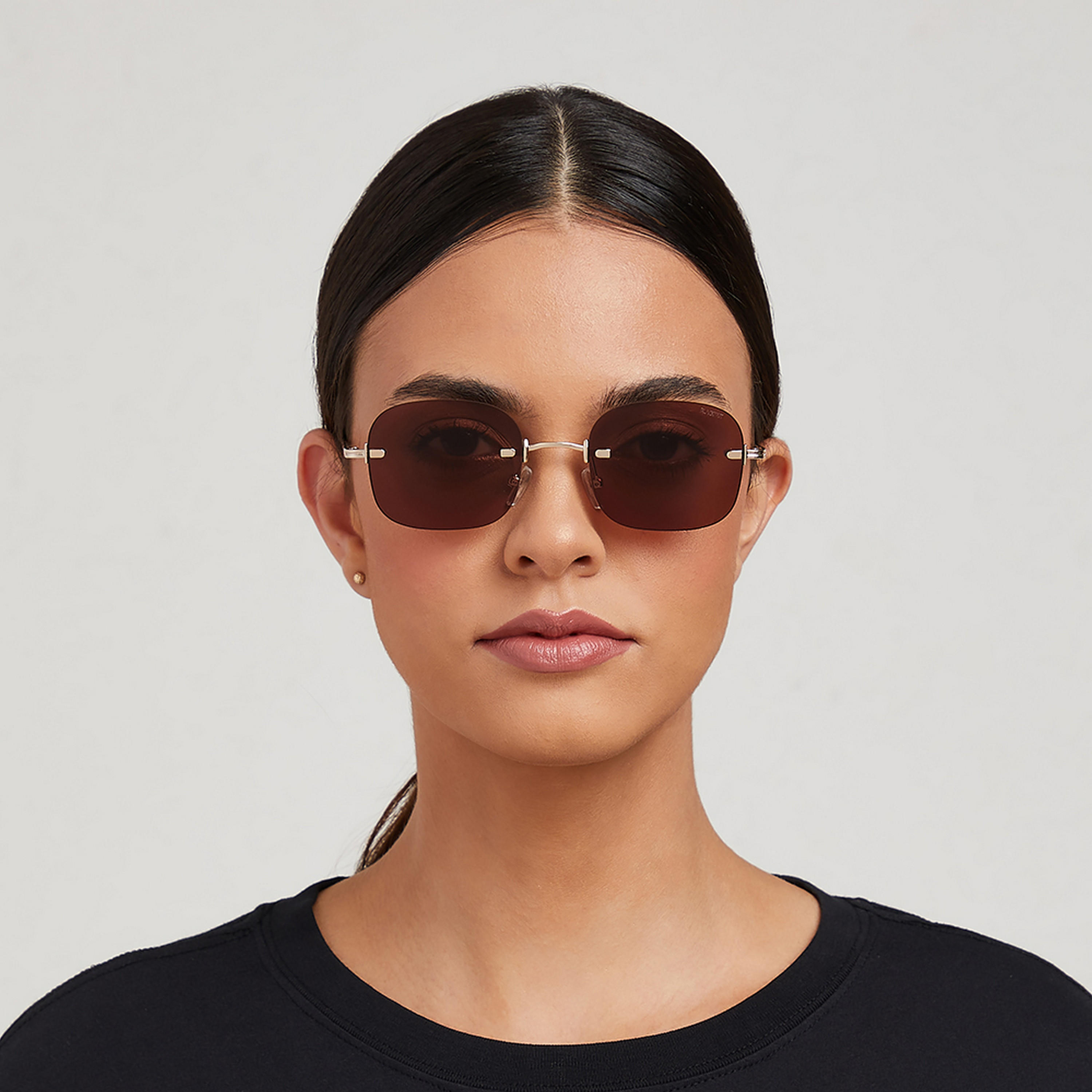 نظارة شمسية بعدسات بنية ذات مربعة من بلاك أوت أنجلينا مع 51 مم -women-sunglasses-image-4