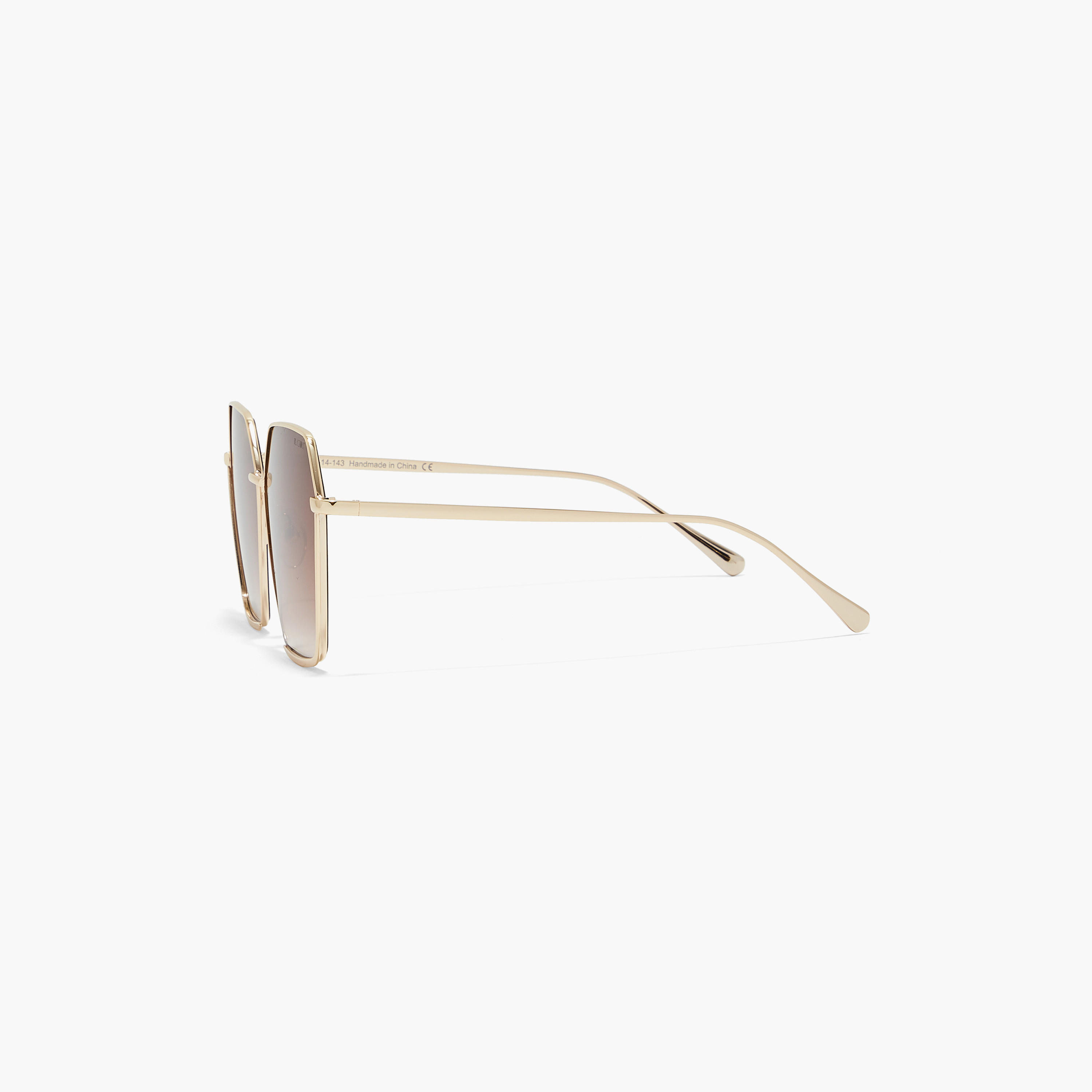 BlackOut Women Brown Lens 62 mm Hexagonal Sunglasses | BLA-000251-2904-women-sunglasses-image-4