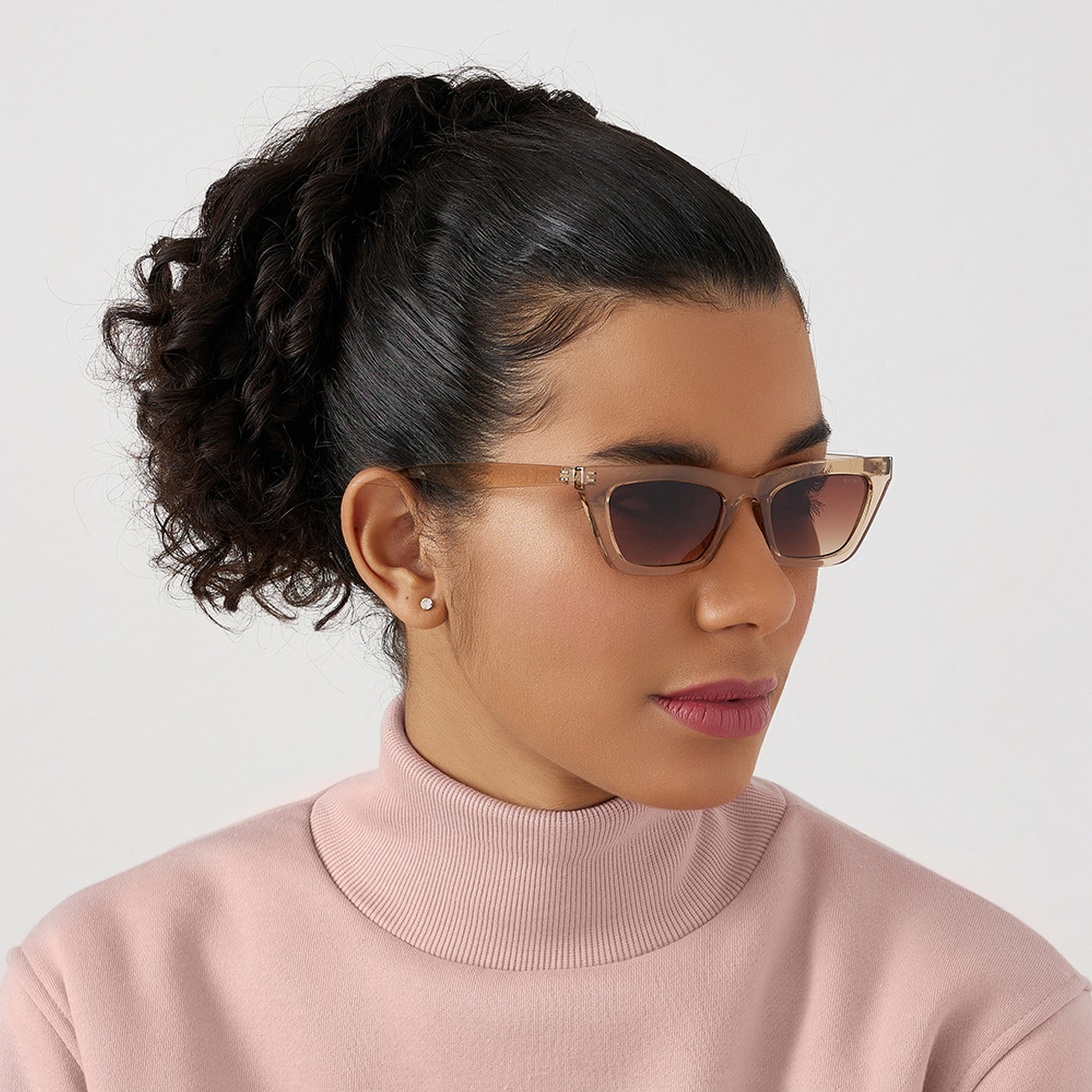 BlackOut Women Brown Lens 50 mm Cat Eye Sunglasses | BLA-000253-2404-women-sunglasses-image-6