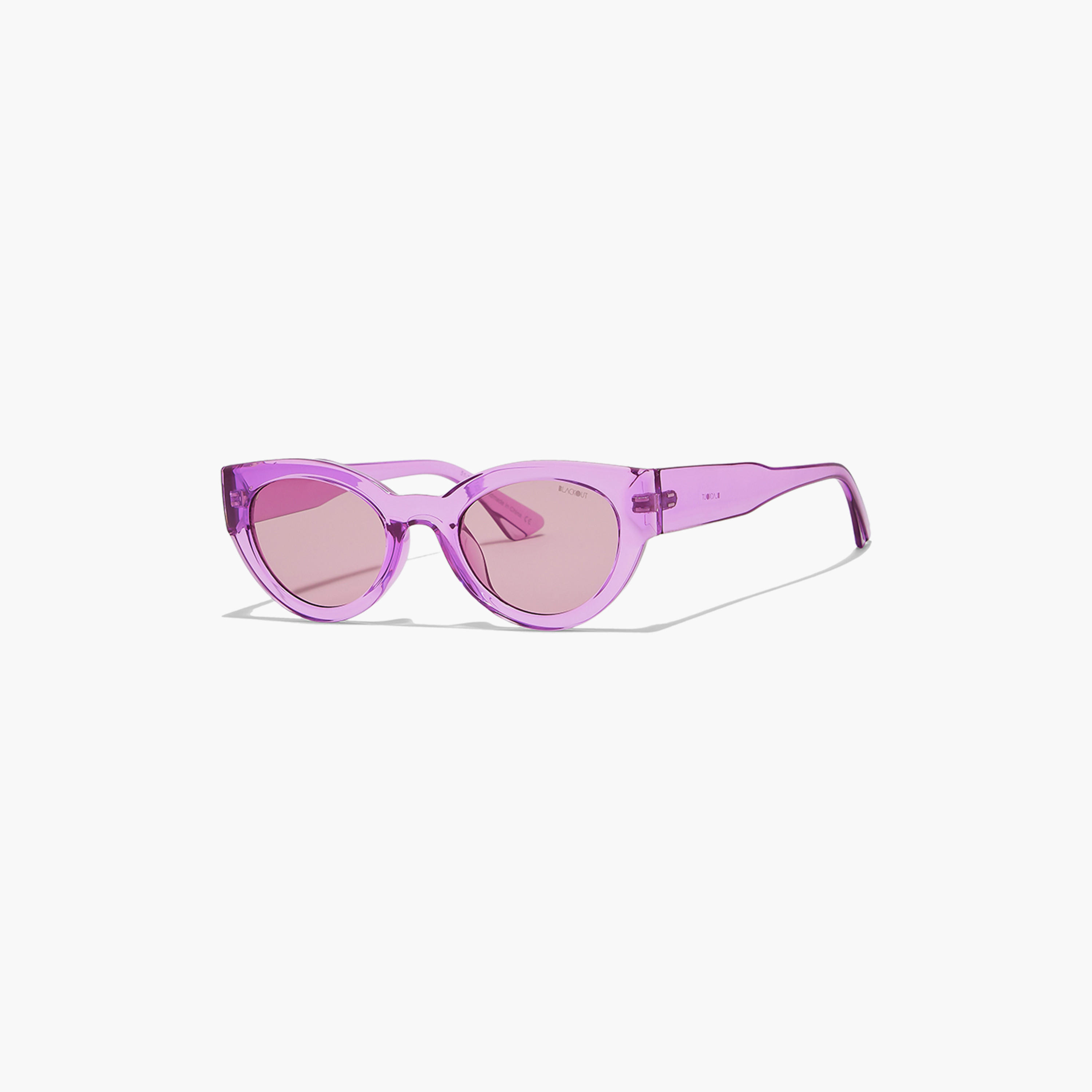 BLA-000255-1010 | نظارة شمسية بعدسات بنفسجية ذات كات آي من بلاك أوت للنساء مع 52 مم-women-sunglasses-image-1