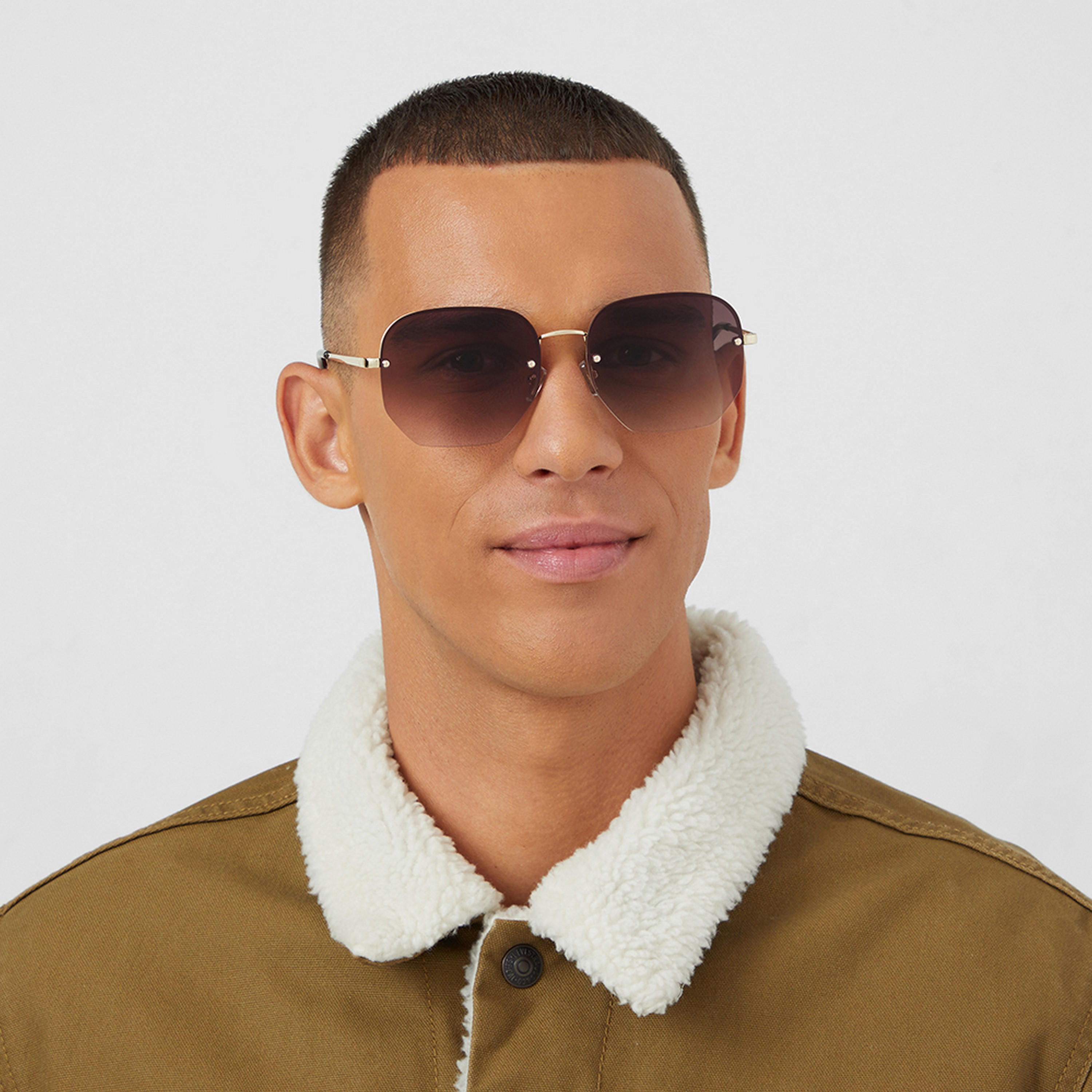 BlackOut NINA II  Brown Lens 60 mm Geometric Sunglasses -men-sunglasses-image-5