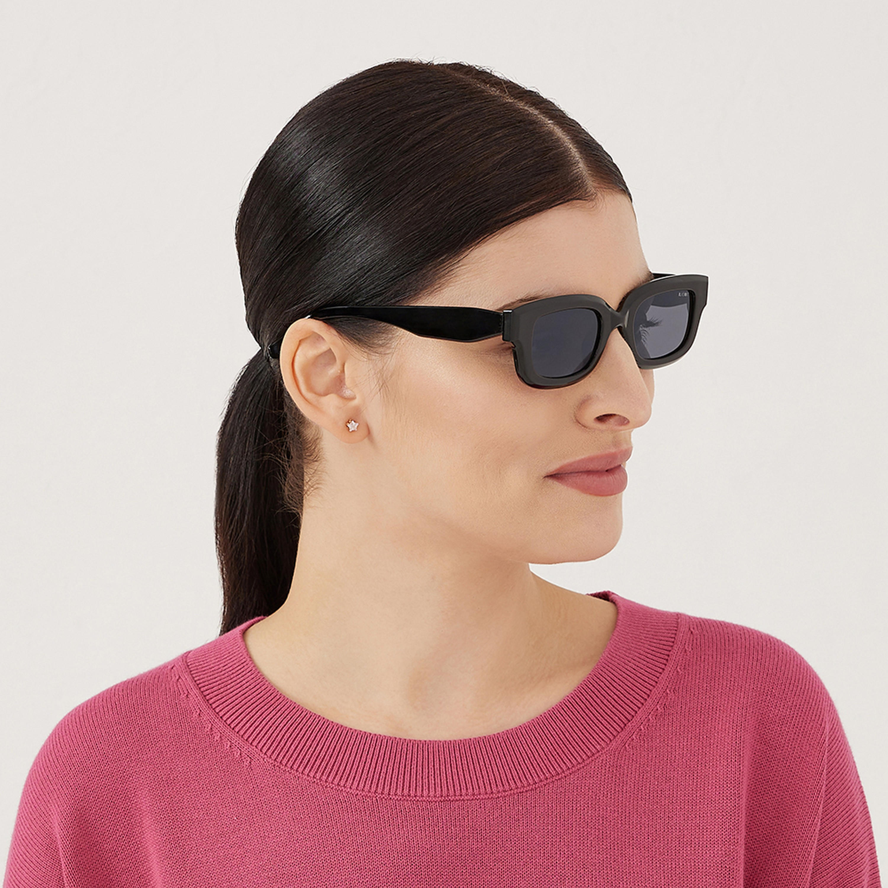 BlackOut Women Black Lens 50 mm Rectangle Sunglasses | BLA-000261-0101-women-sunglasses-image-5