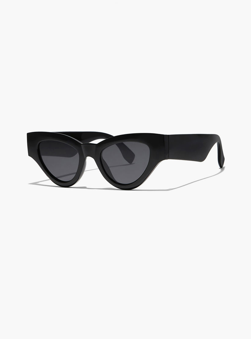 نظارة شمسية بعدسات سوداء ذات كات آي من بلاك أوت بيريوينكل مع 50 مم -women-sunglasses-image-1