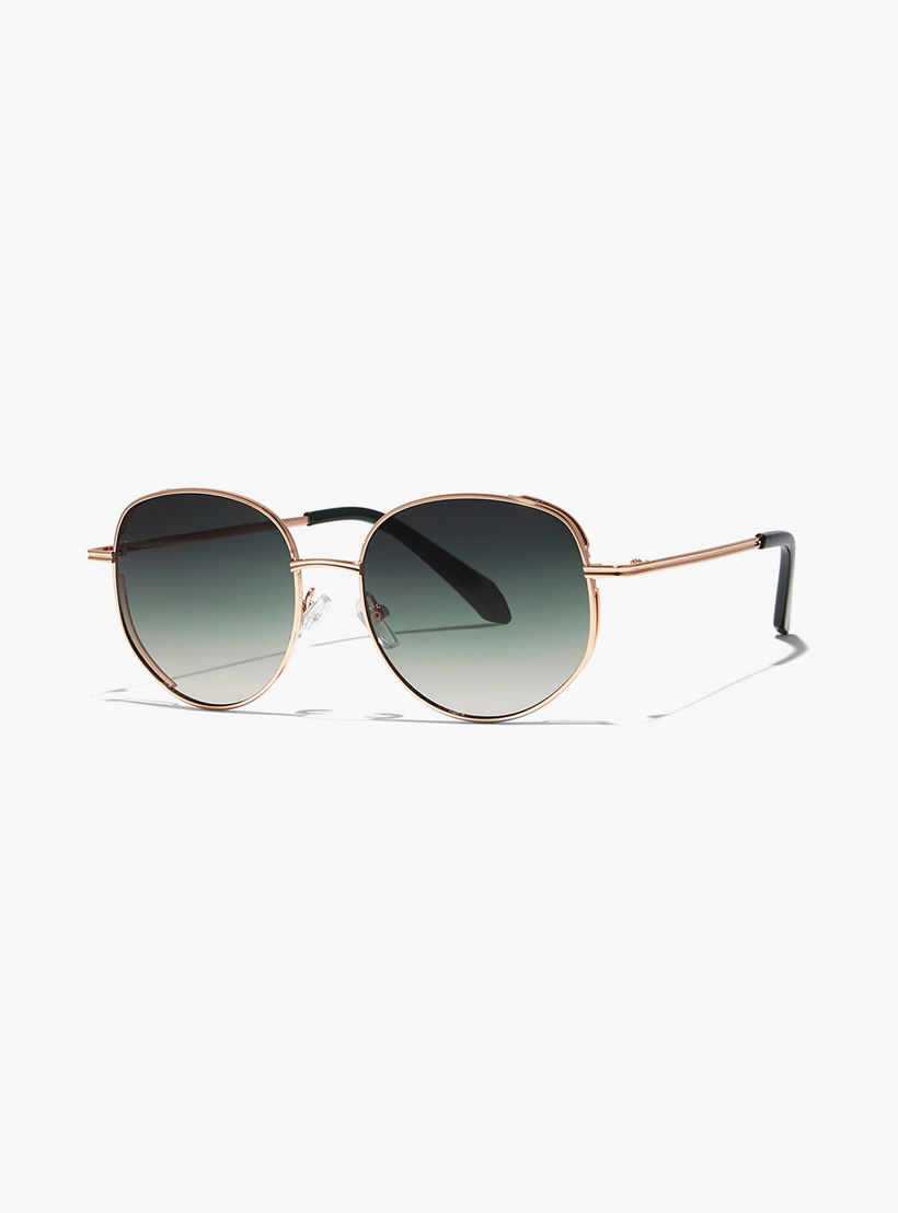 BlackOut OLIVINE Green Lens 55 mm Round Sunglasses -women-sunglasses-image-1