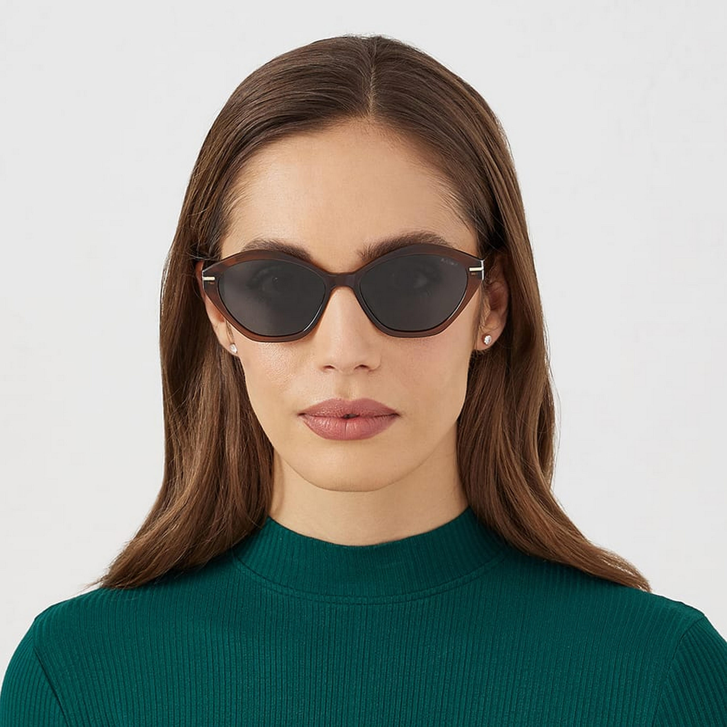 BlackOut Women Brown Lens 56 mm Geometric Sunglasses | BLA-000267-0404-women-sunglasses-image-4