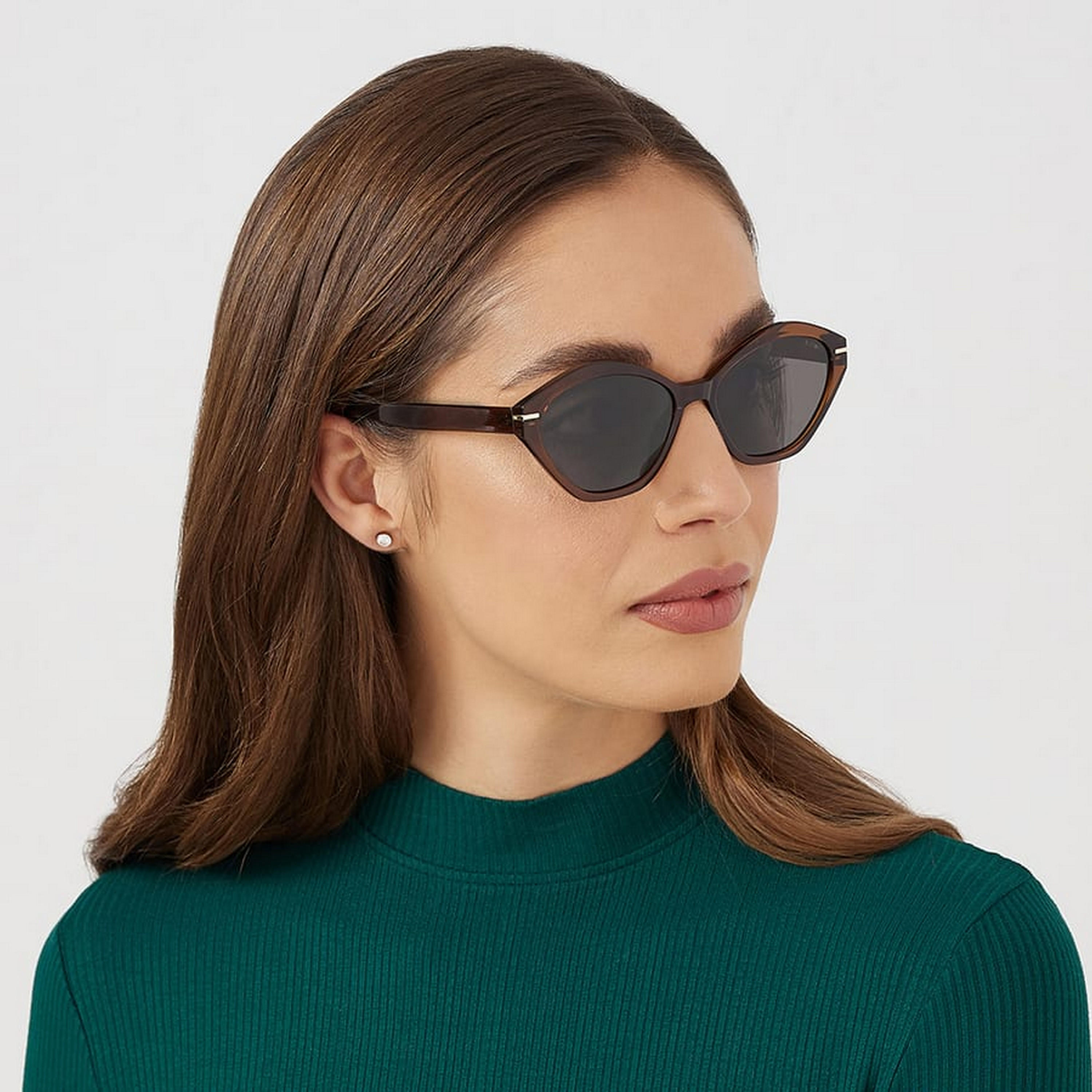 BlackOut Women Brown Lens 56 mm Geometric Sunglasses | BLA-000267-0404-women-sunglasses-image-5