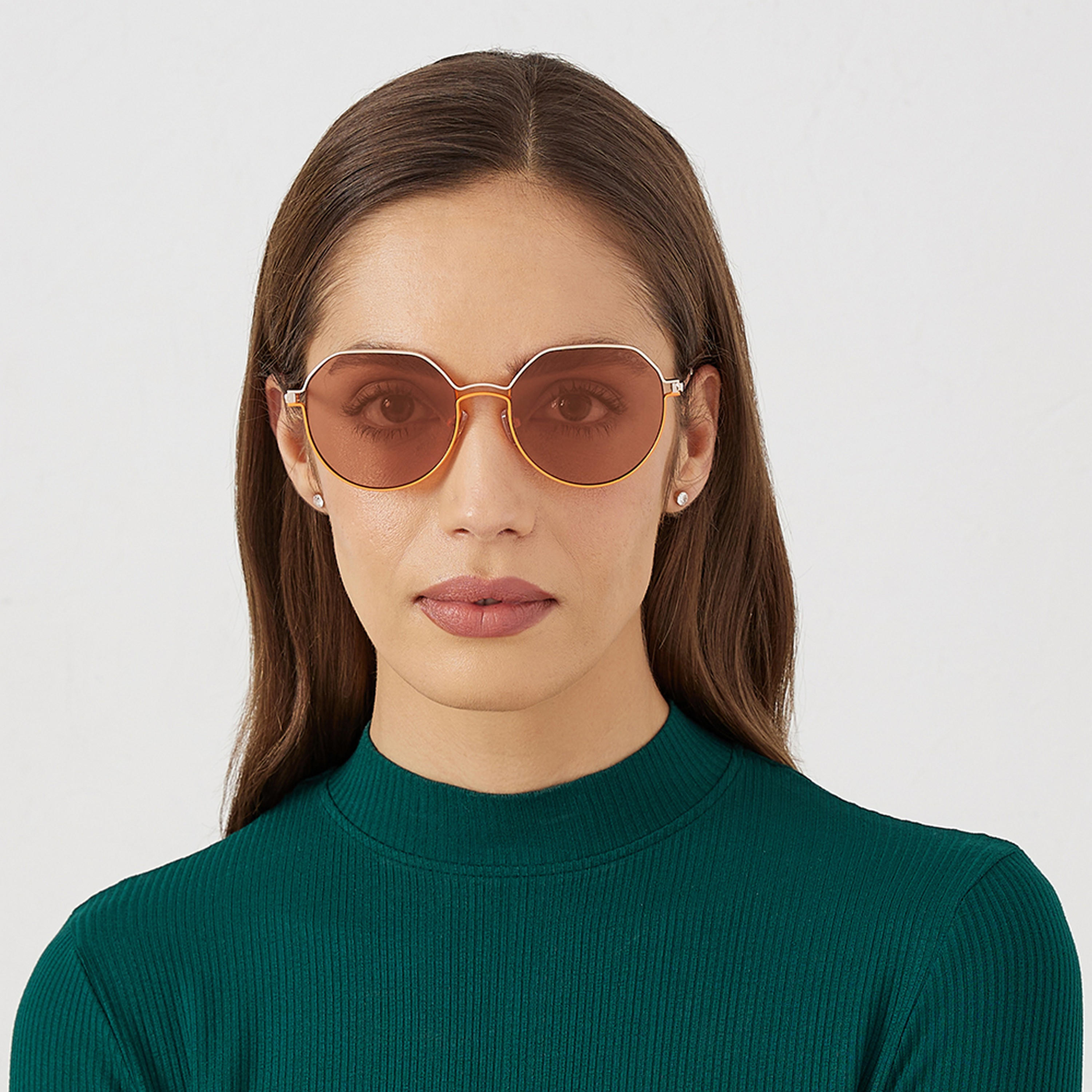 BLA-000268-2908 | نظارة شمسية بعدسات برتقالية مستديرة مع 56 مم للنساء من بلاك أوت-women-sunglasses-image-5