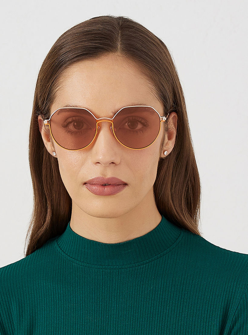 BLA-000268-2908 | نظارة شمسية بعدسات برتقالية مستديرة مع 56 مم للنساء من بلاك أوت-women-sunglasses-image-5