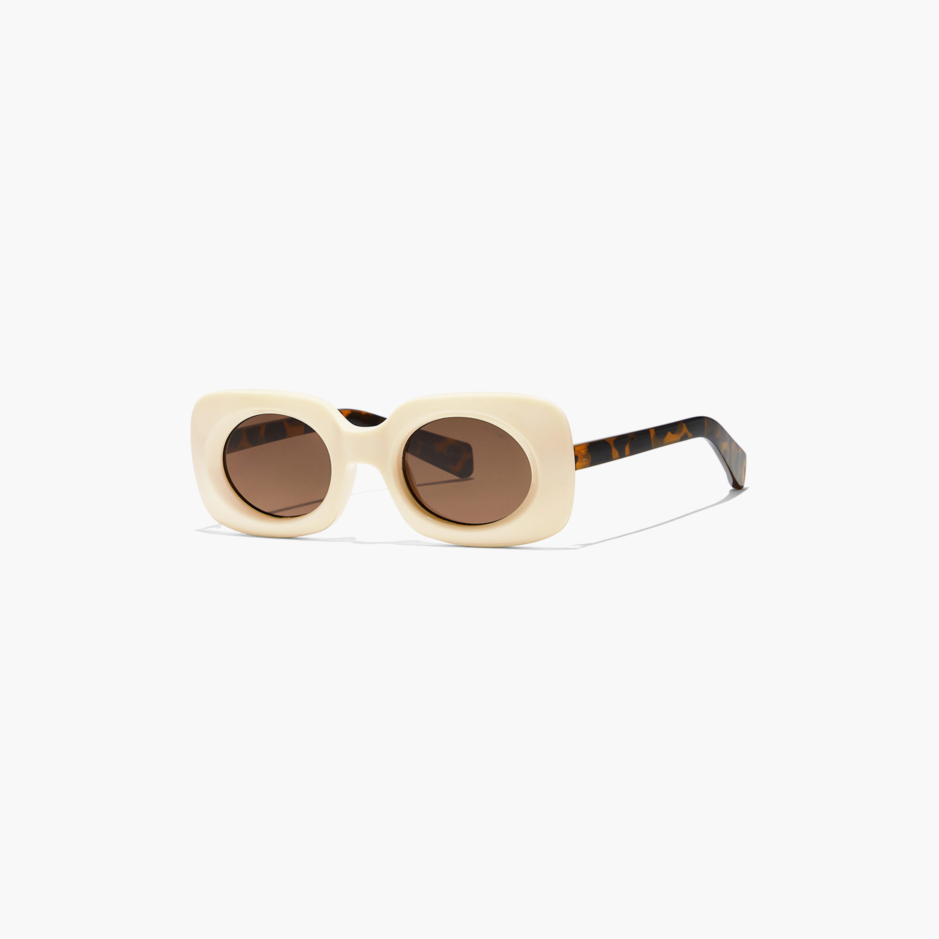 نظارة شمسية بعدسات مستطيلة وبنية من بلاك أوت ديو مع 49 مم -women-sunglasses-image-1