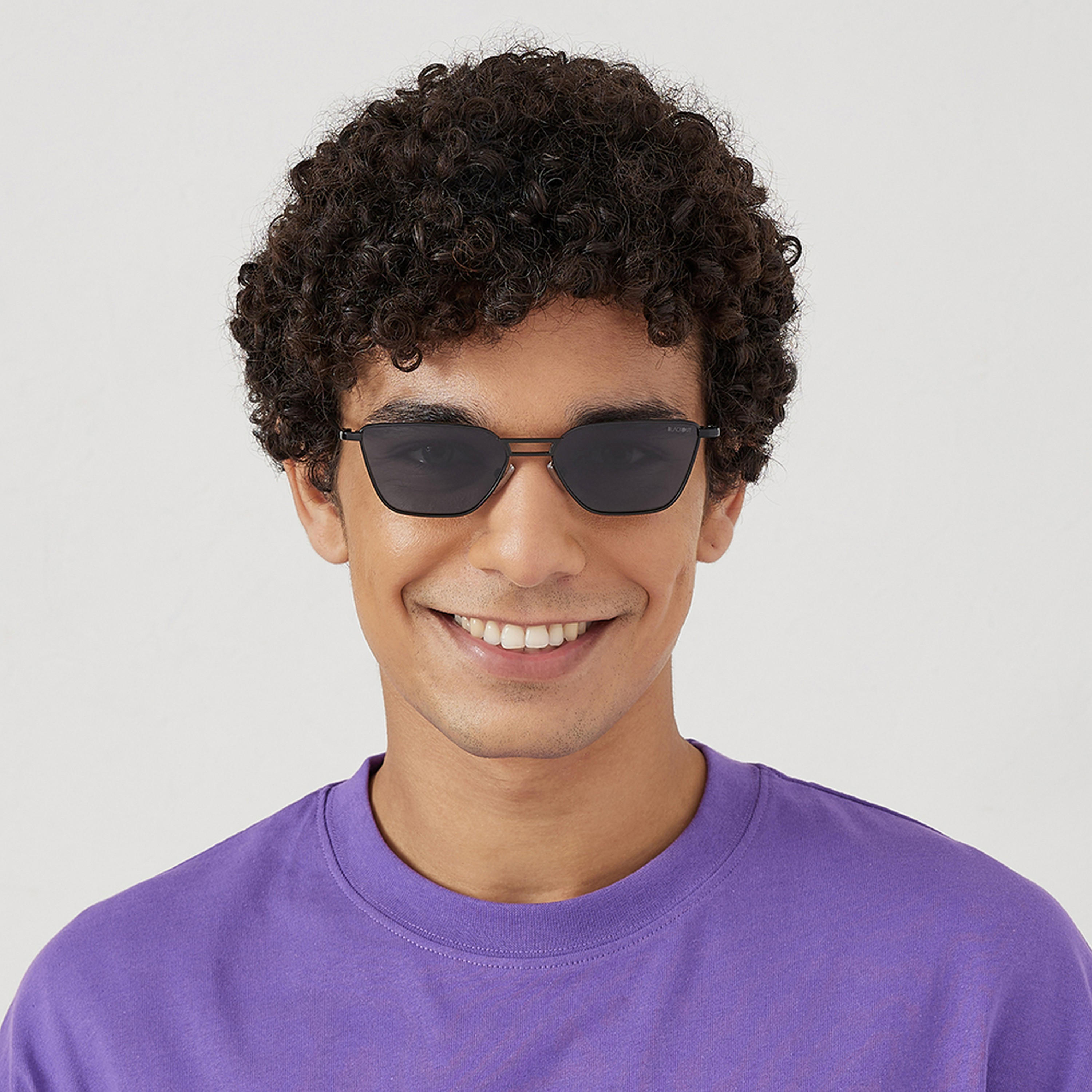 BLA-000272-0101 | نظارة شمسية بعدسات سوداء ذات كات آي من بلاك أوت للجنسين مع56 مم-men-sunglasses-image-4