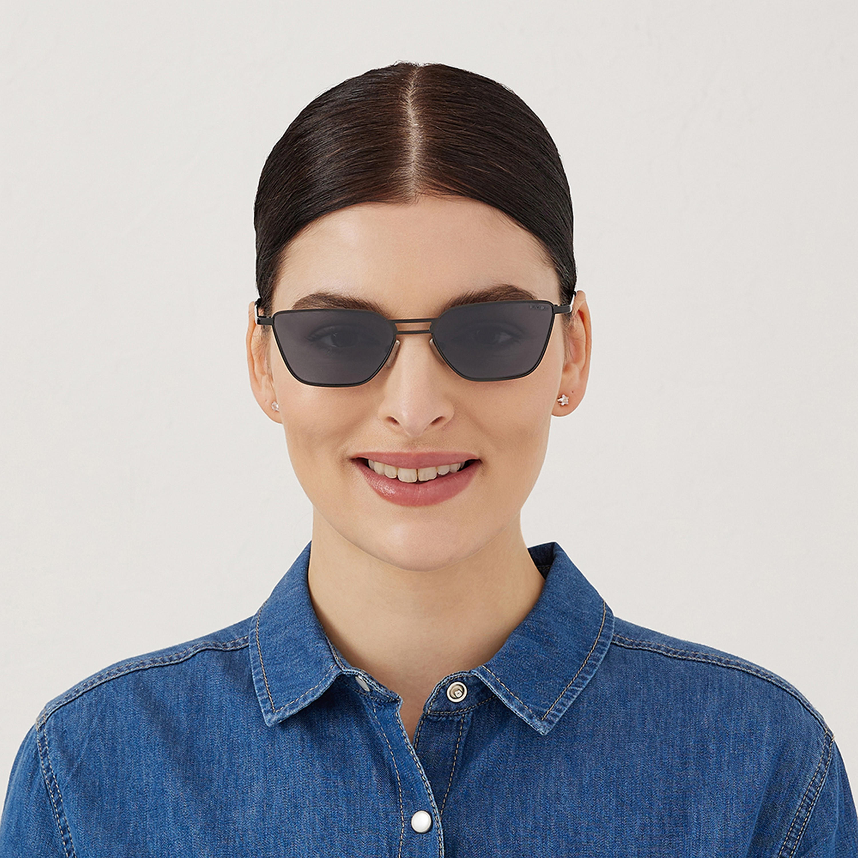 BLA-000272-0101 | نظارة شمسية بعدسات سوداء ذات كات آي من بلاك أوت للجنسين مع56 مم-men-sunglasses-image-5