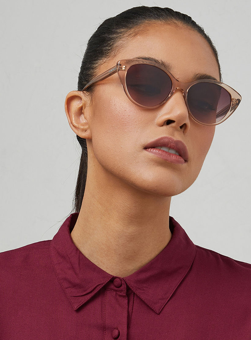 نظارة شمسية بعدسات بنية ذات كات آي من 30 ساندايز إن فوغ مع 52 مم -women-sunglasses-image-5