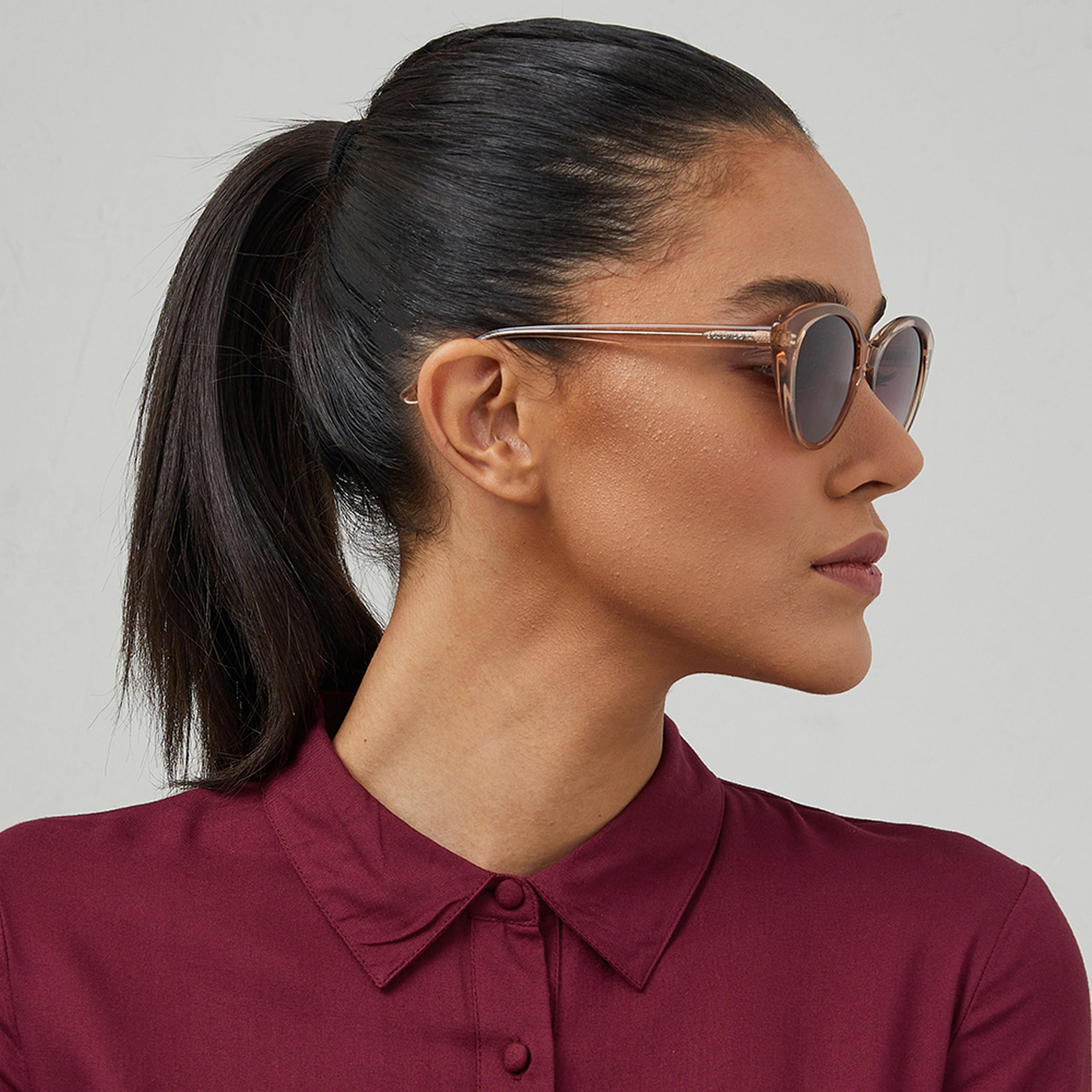 نظارة شمسية بعدسات بنية ذات كات آي من 30 ساندايز إن فوغ مع 52 مم -women-sunglasses-image-6