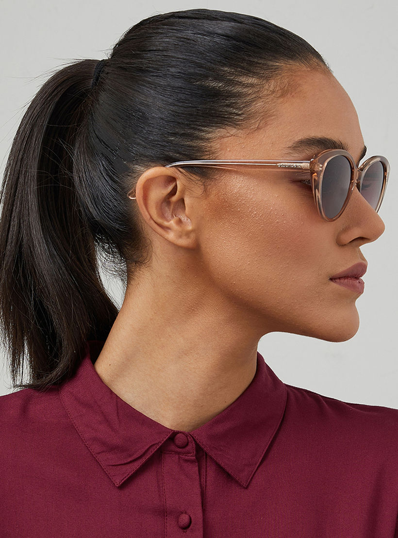 نظارة شمسية بعدسات بنية ذات كات آي من 30 ساندايز إن فوغ مع 52 مم -women-sunglasses-image-6