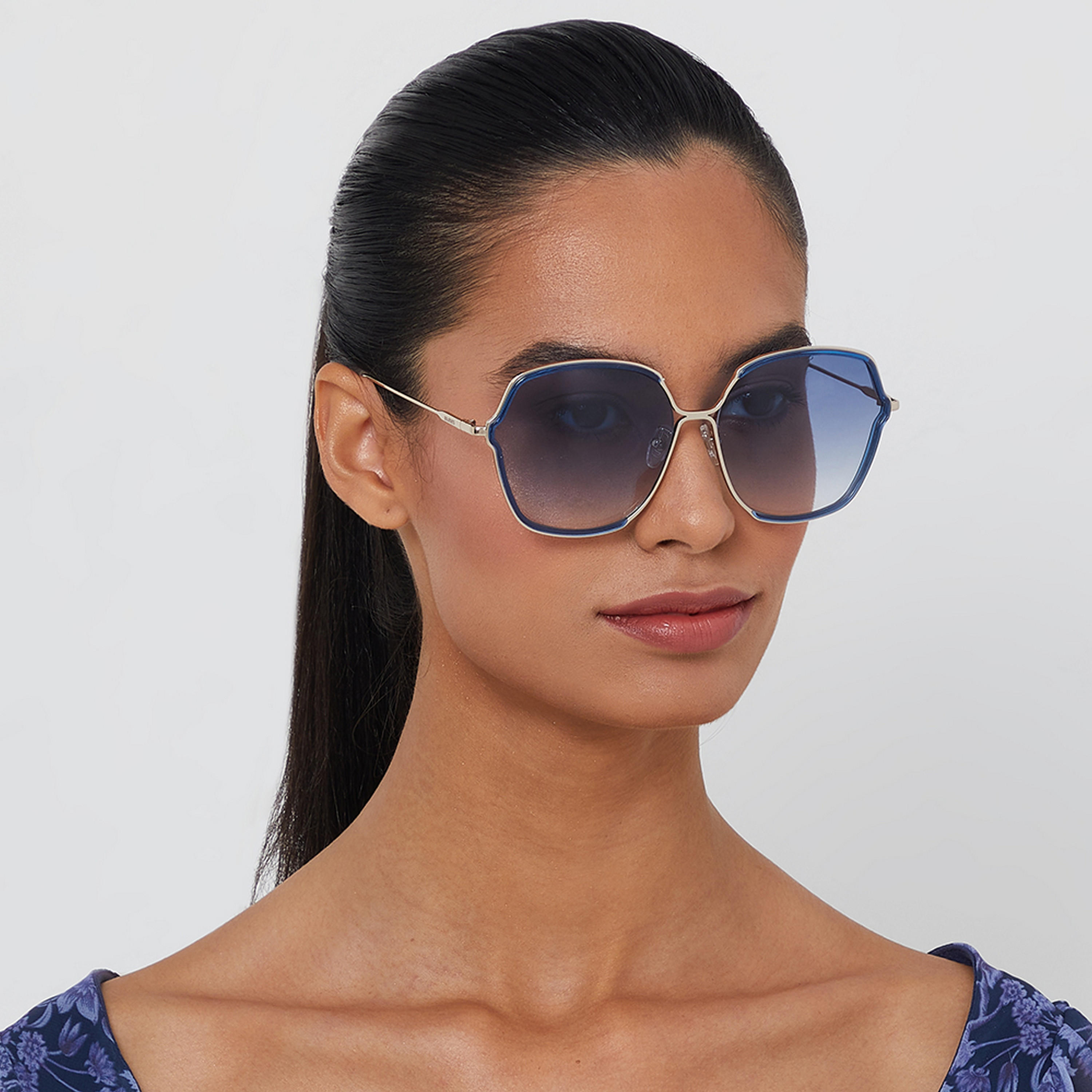 نظارة شمسية بعدسات زرقاء ذات كبيرة الحجم من 30 ساندايز كلاس أكت مع 61 مم -women-sunglasses-image-5
